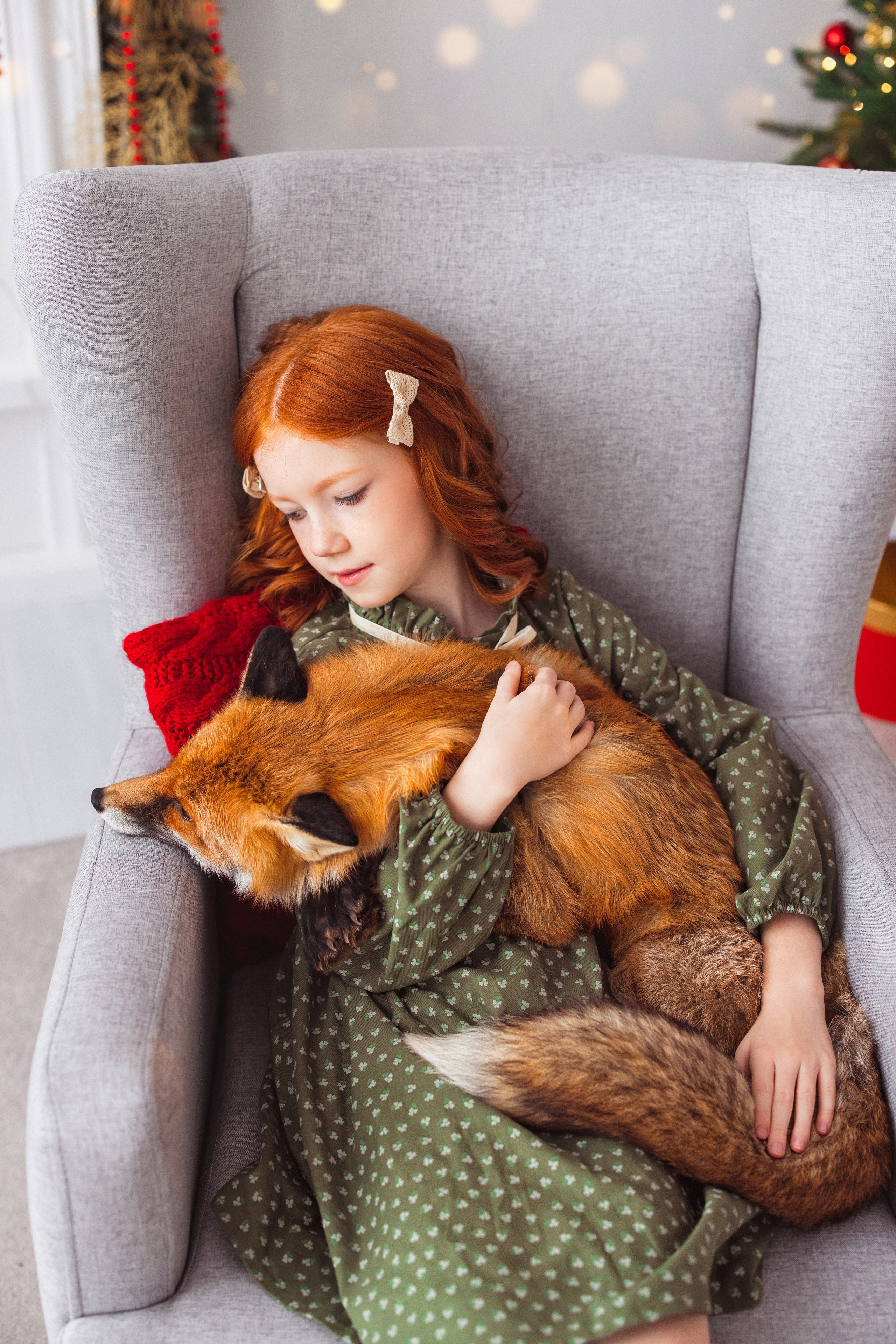 Фотостудия «Мастерская», с лисом. Семейный и детский фотограф в Краснодаре Анна Трашкова