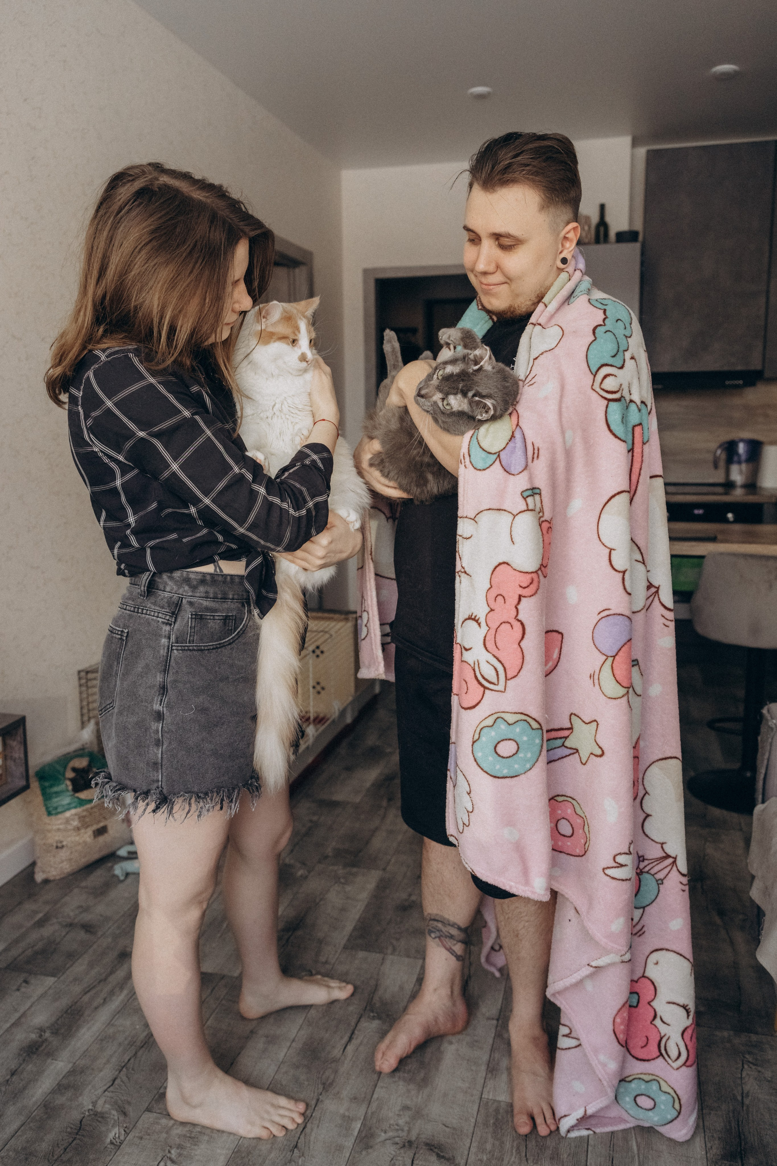 Домашняя lovestory. Семейный фотограф в Санкт-Петербурге Екатерина Васильева