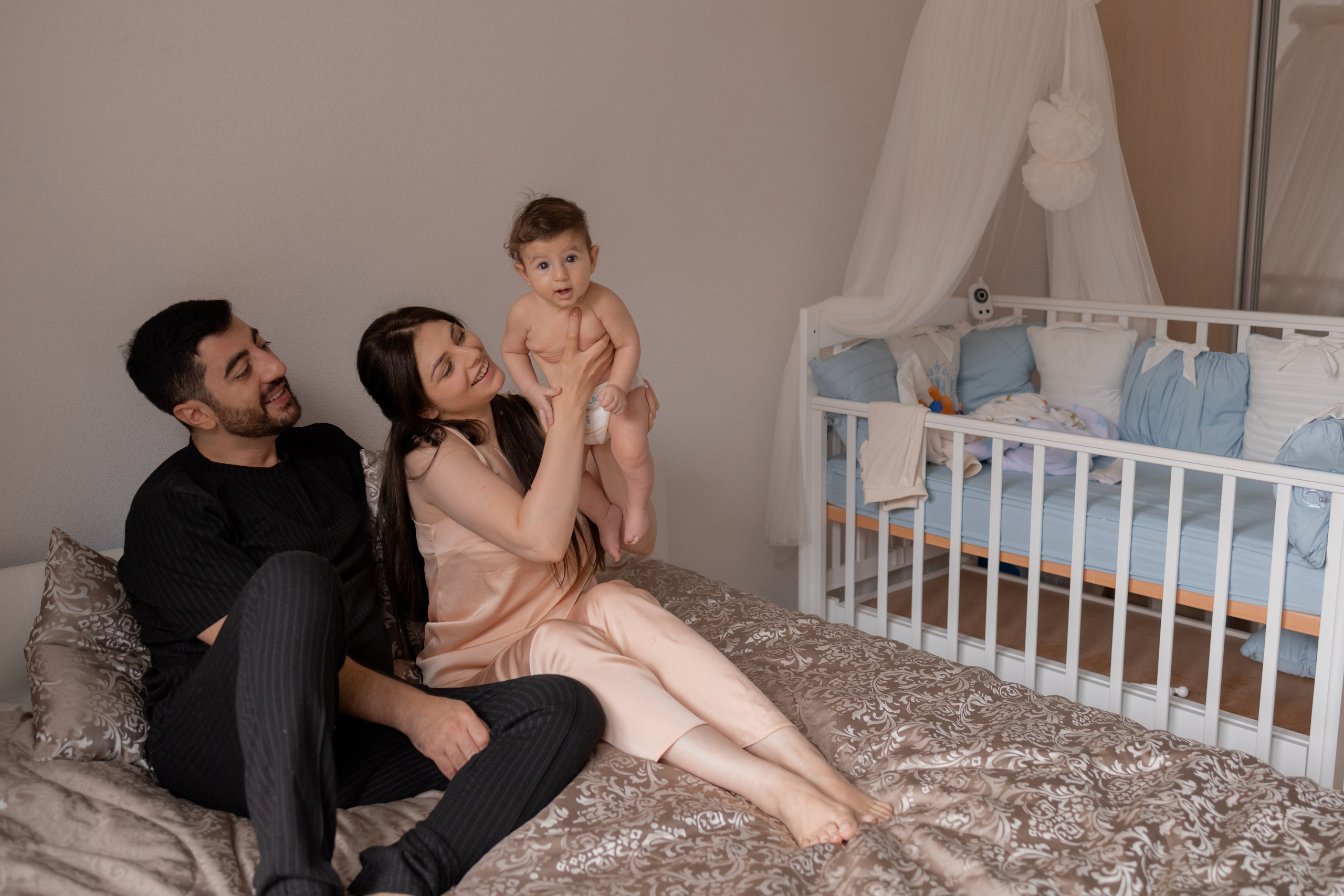 Артур, Лика, Давид. Фотограф беременности и материнства в Москве Мария Менендес-Гонсалес