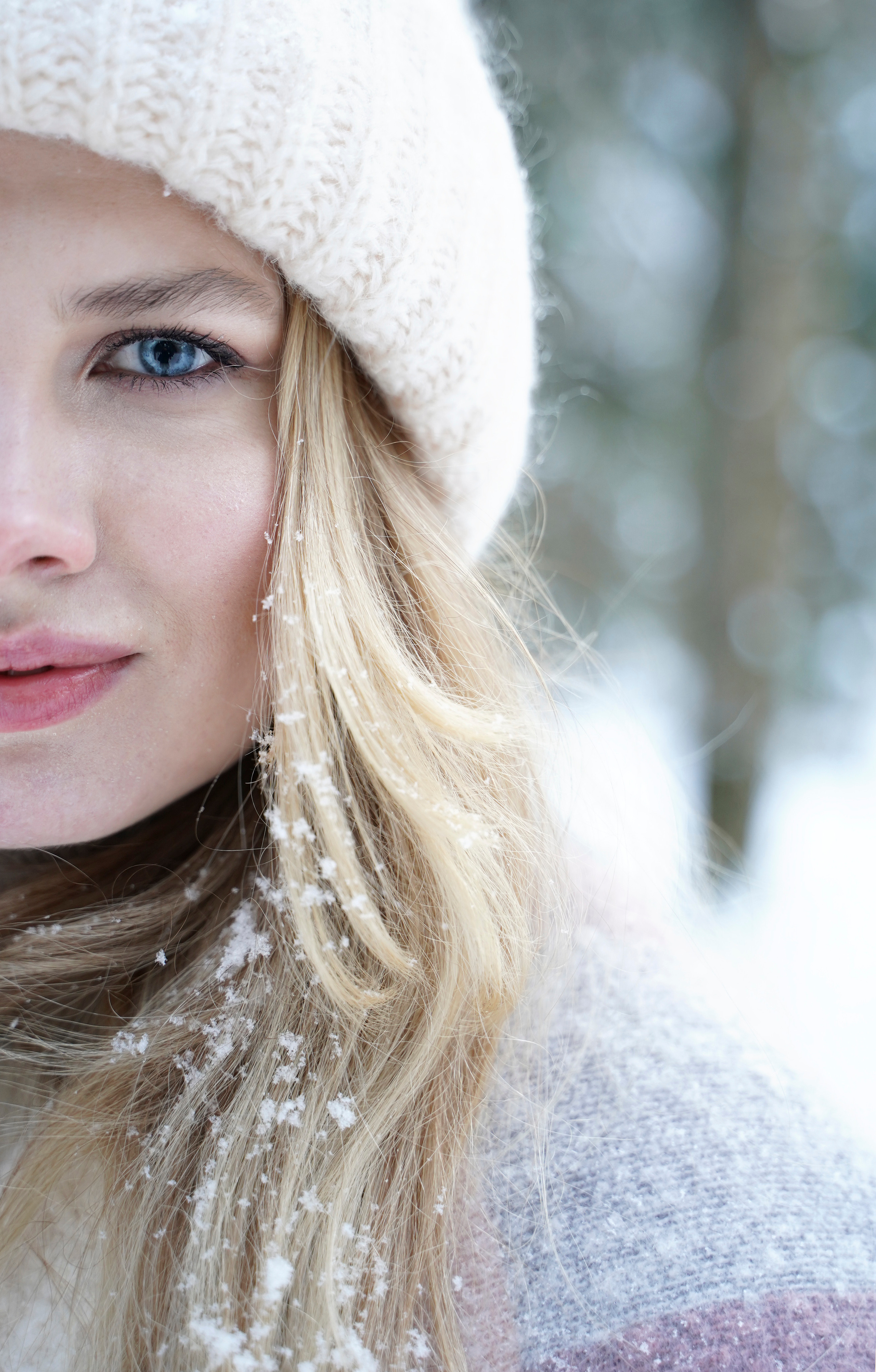 Зимняя фотосессия Зимняя прогулка Индивидуальная зимняя съемка Женский портрет