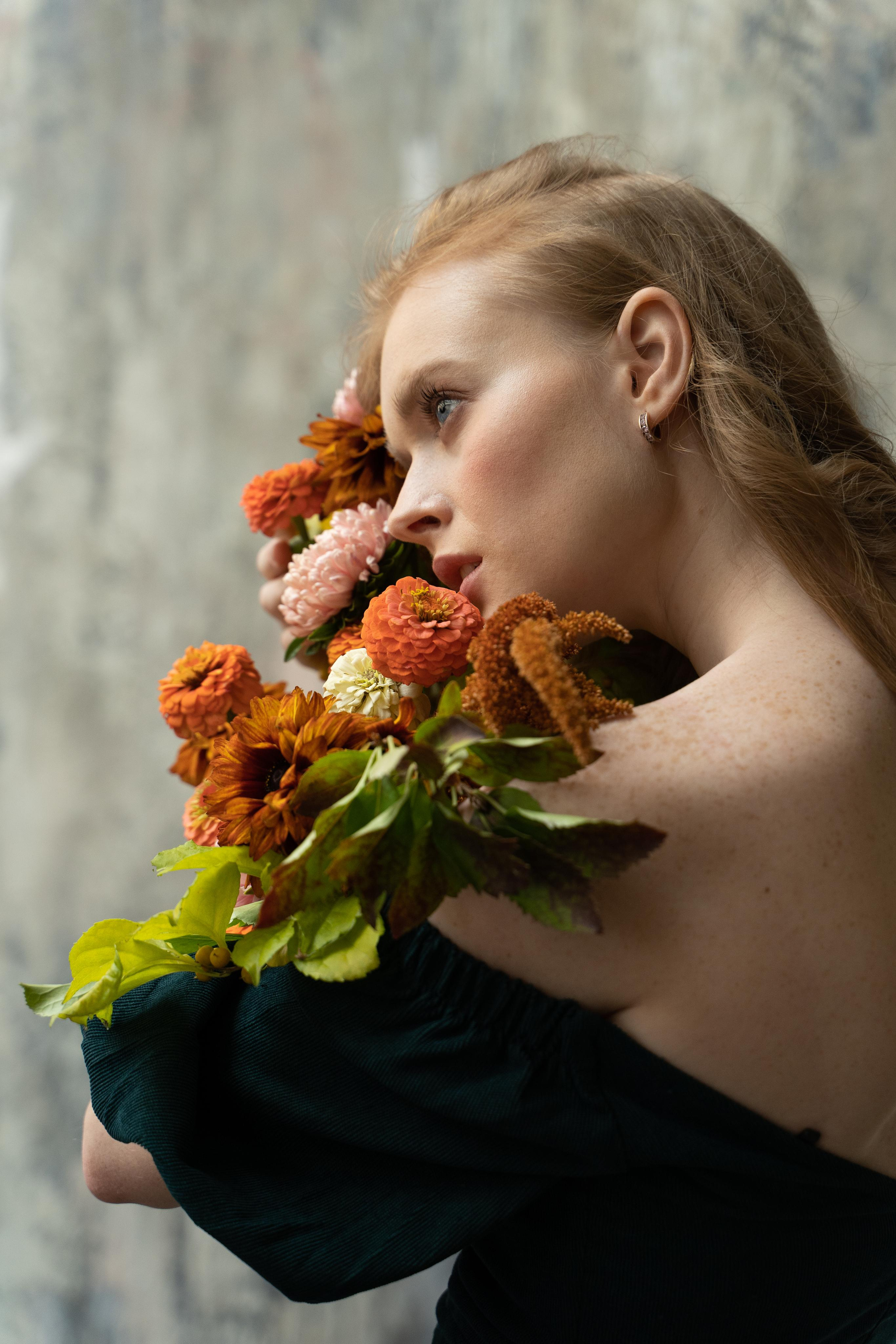 Студийная съемка;  женский портрет; индивидуальная съемка; 