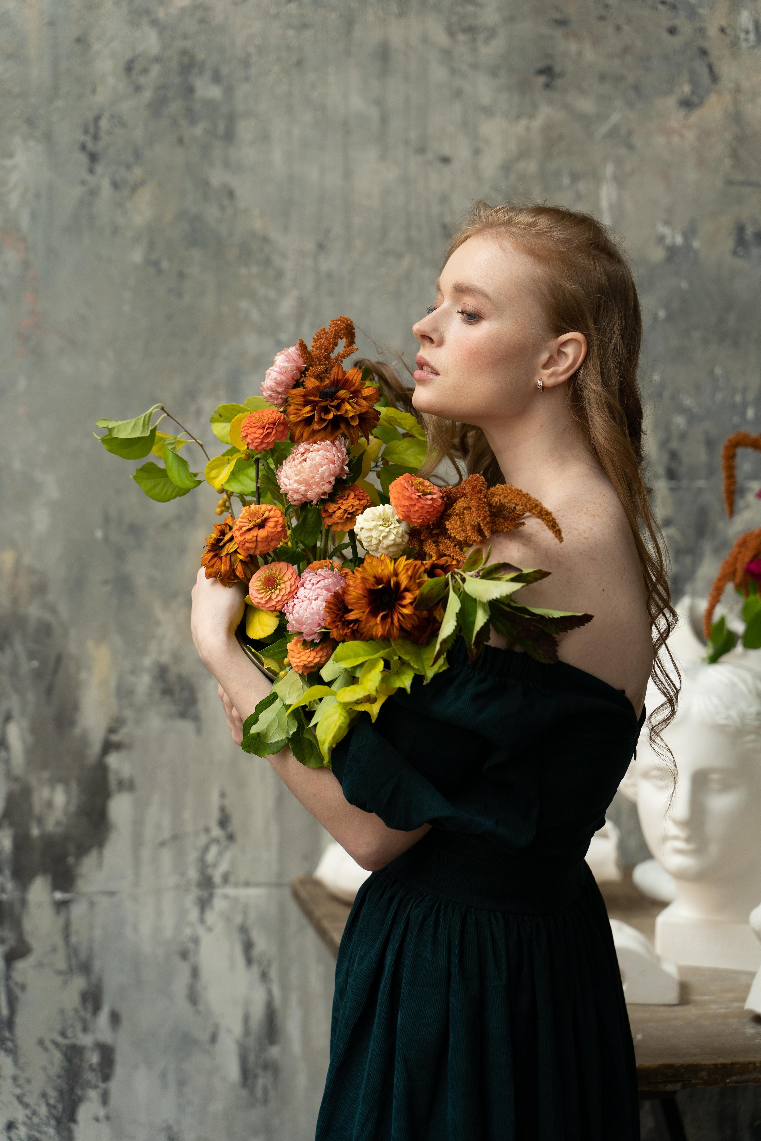 Студийная съемка;  женский портрет; индивидуальная съемка; 