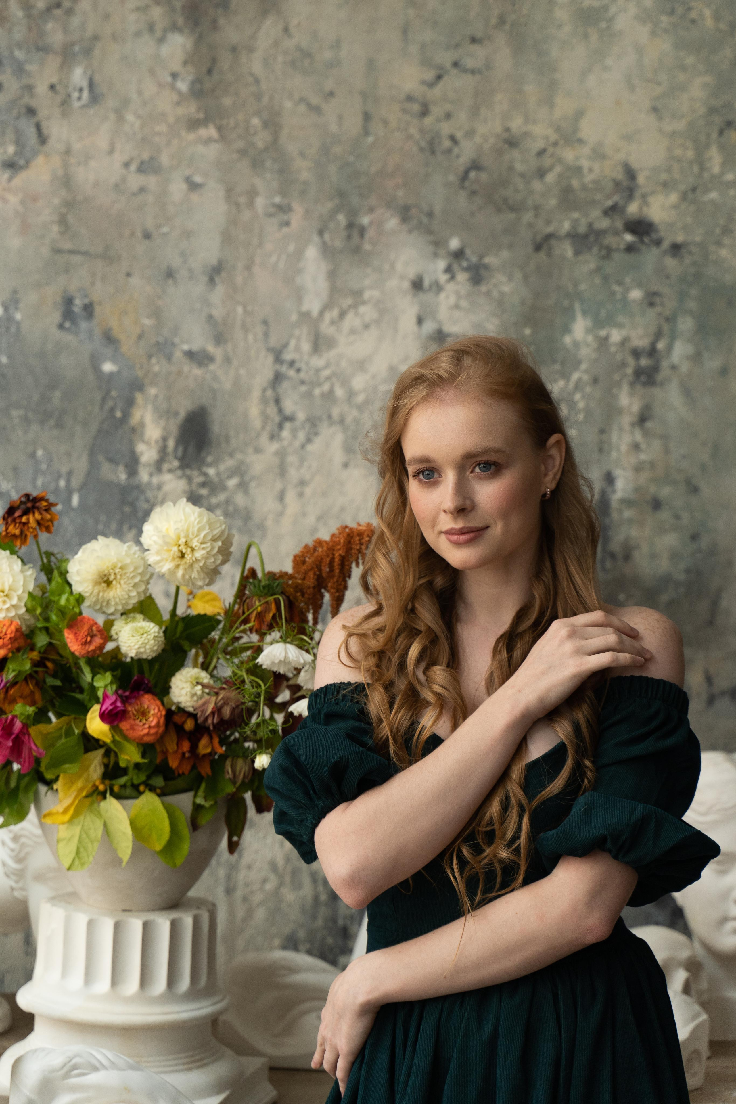 Студийная съемка;  женский портрет; индивидуальная съемка; 