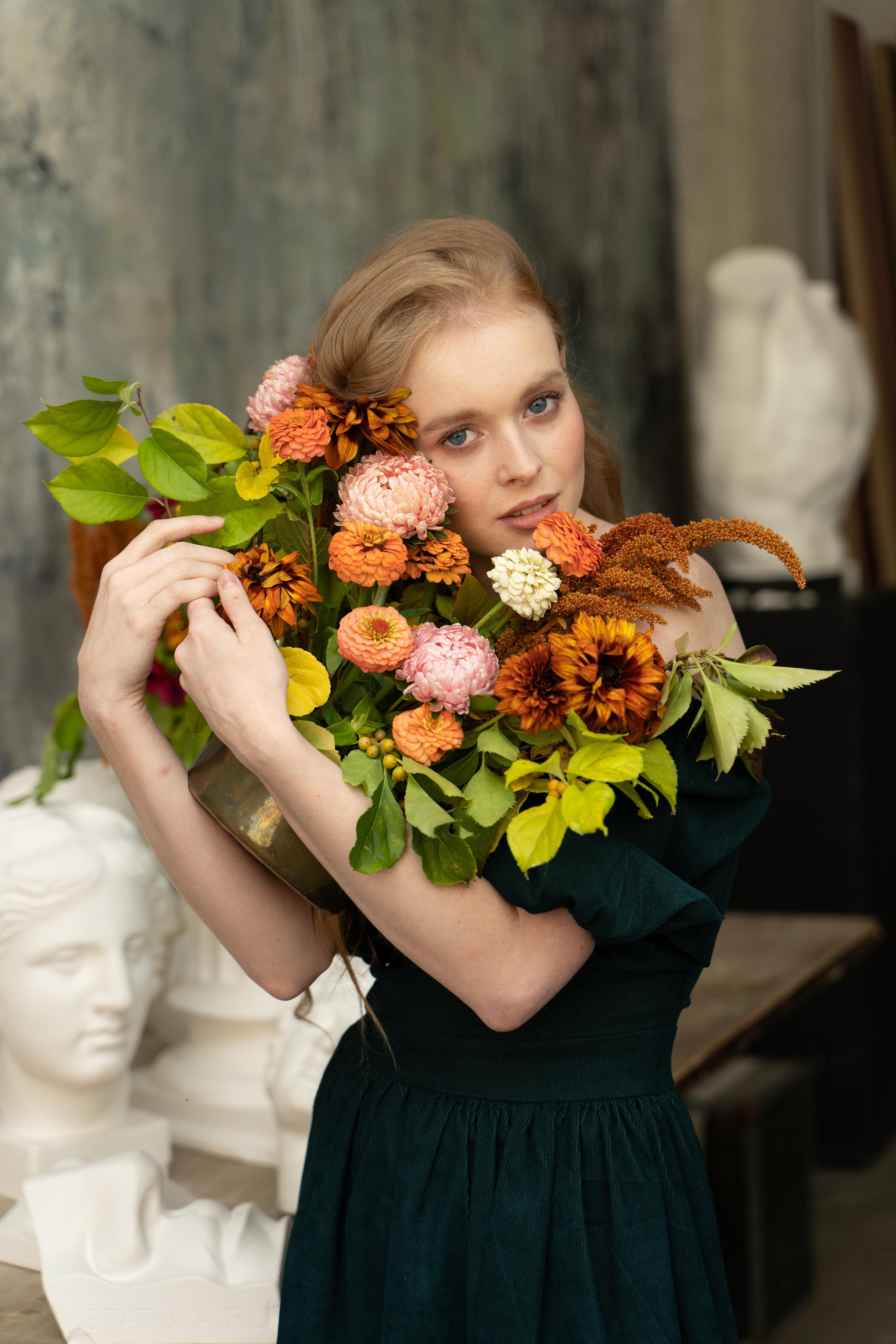 Студийная съемка;  женский портрет; индивидуальная съемка; 