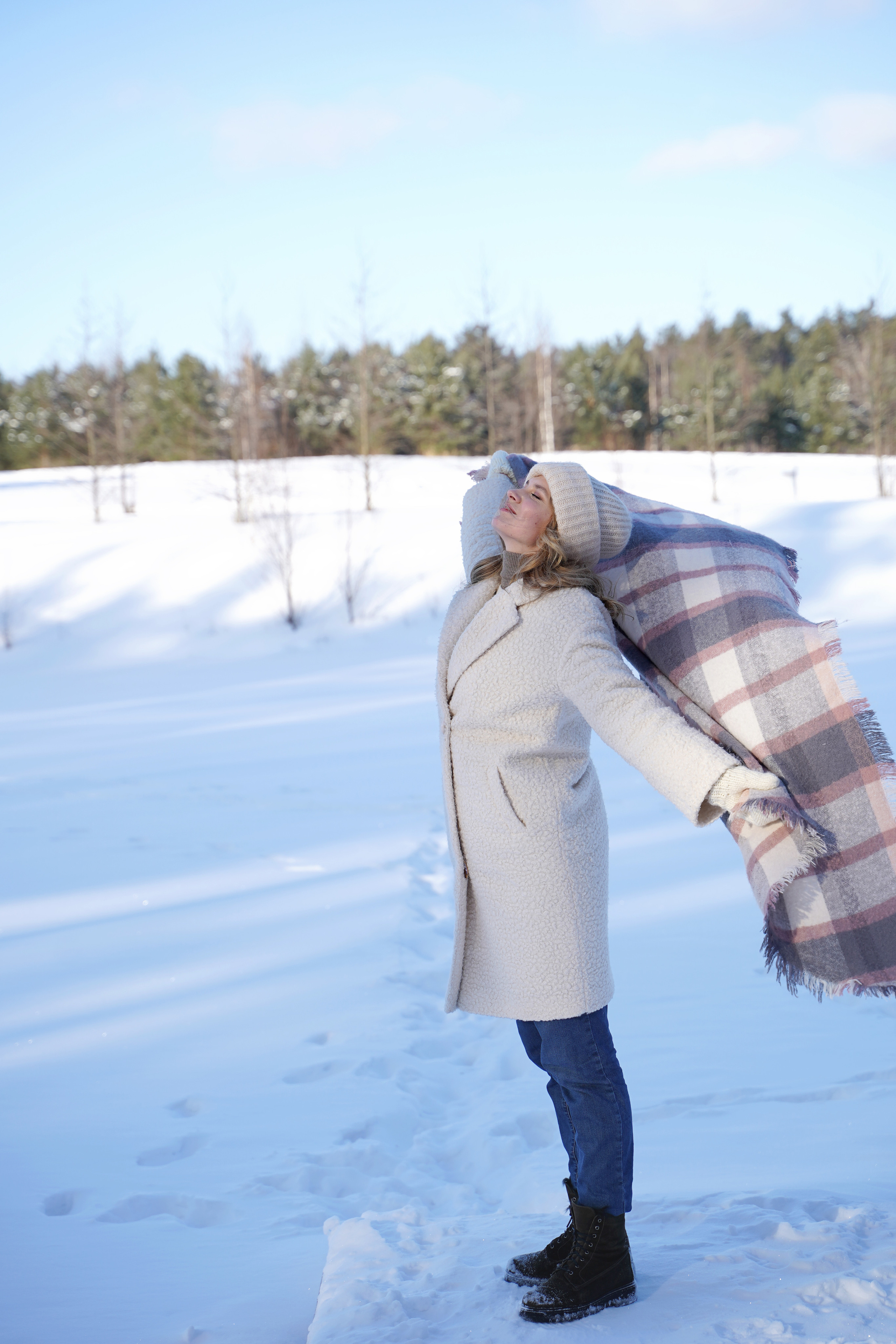 Зимняя фотосессия Зимняя прогулка Индивидуальная зимняя съемка 