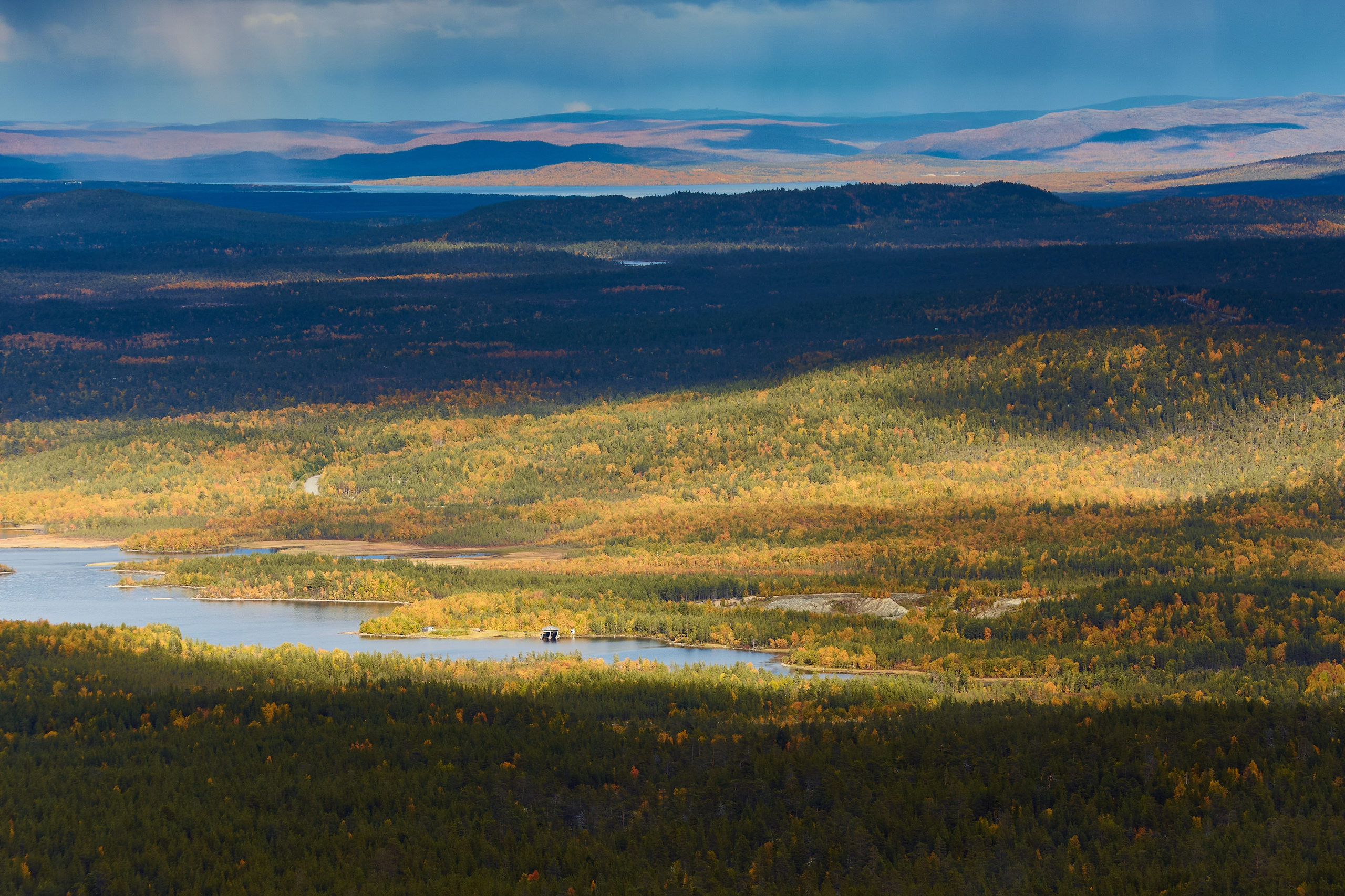 Тундра Лес и Сопки. Пейзажи Крайнего Севера. Баренцево море, Рыбачий, Средний, Немецкий
