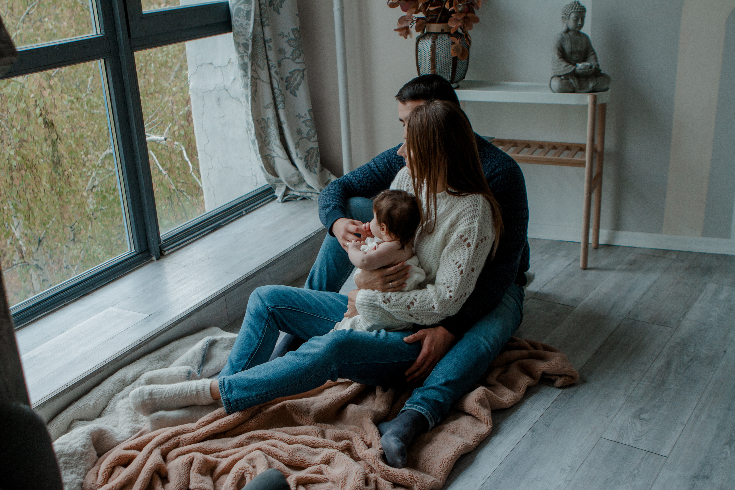 Семейная фотосессия Ксюша Сережа и Мирослава. Свадебный и семейный фотограф Ибрагимова Мария из Екатеринбурга