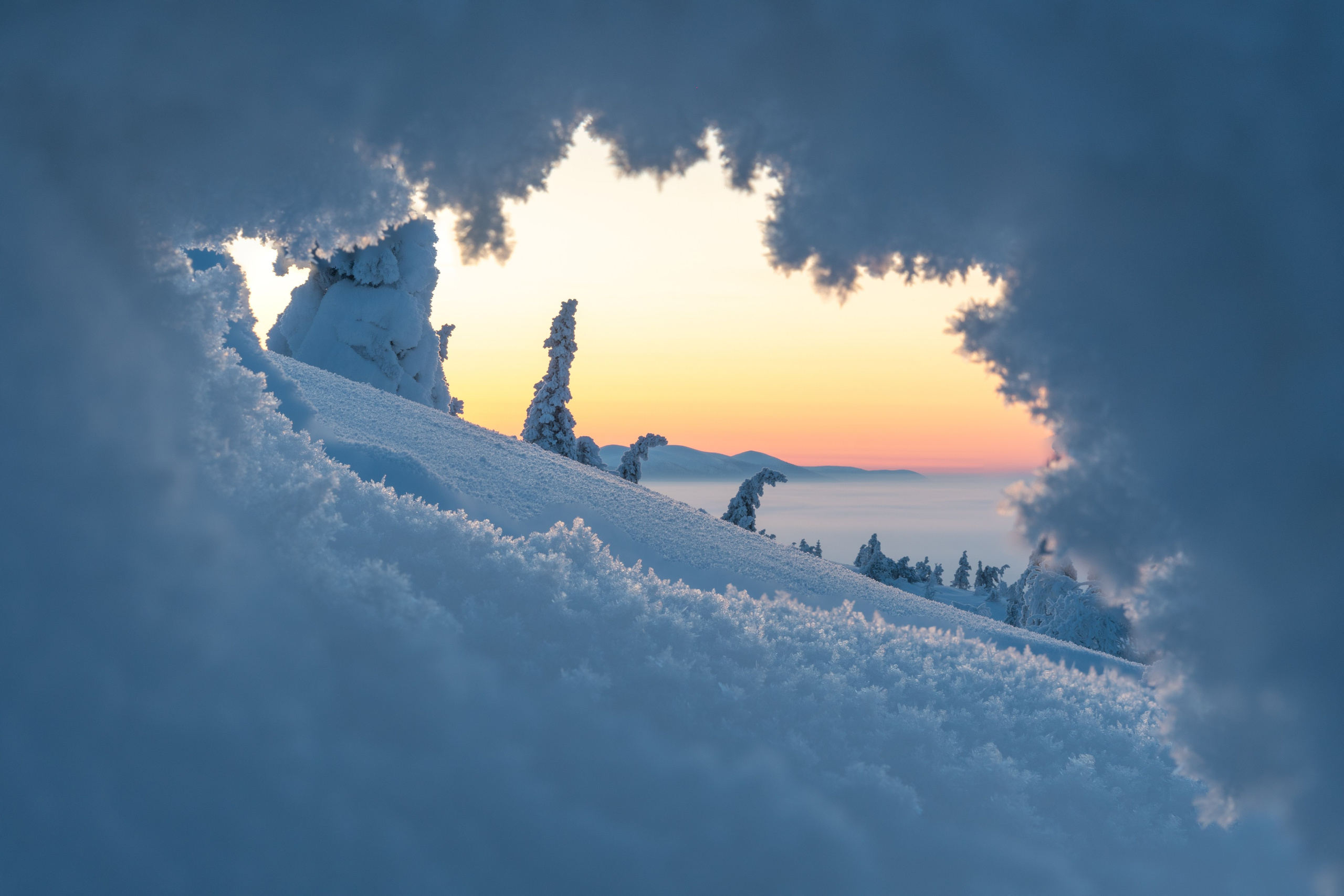 Зима на Кольском полуострове. Daria wanderer photography