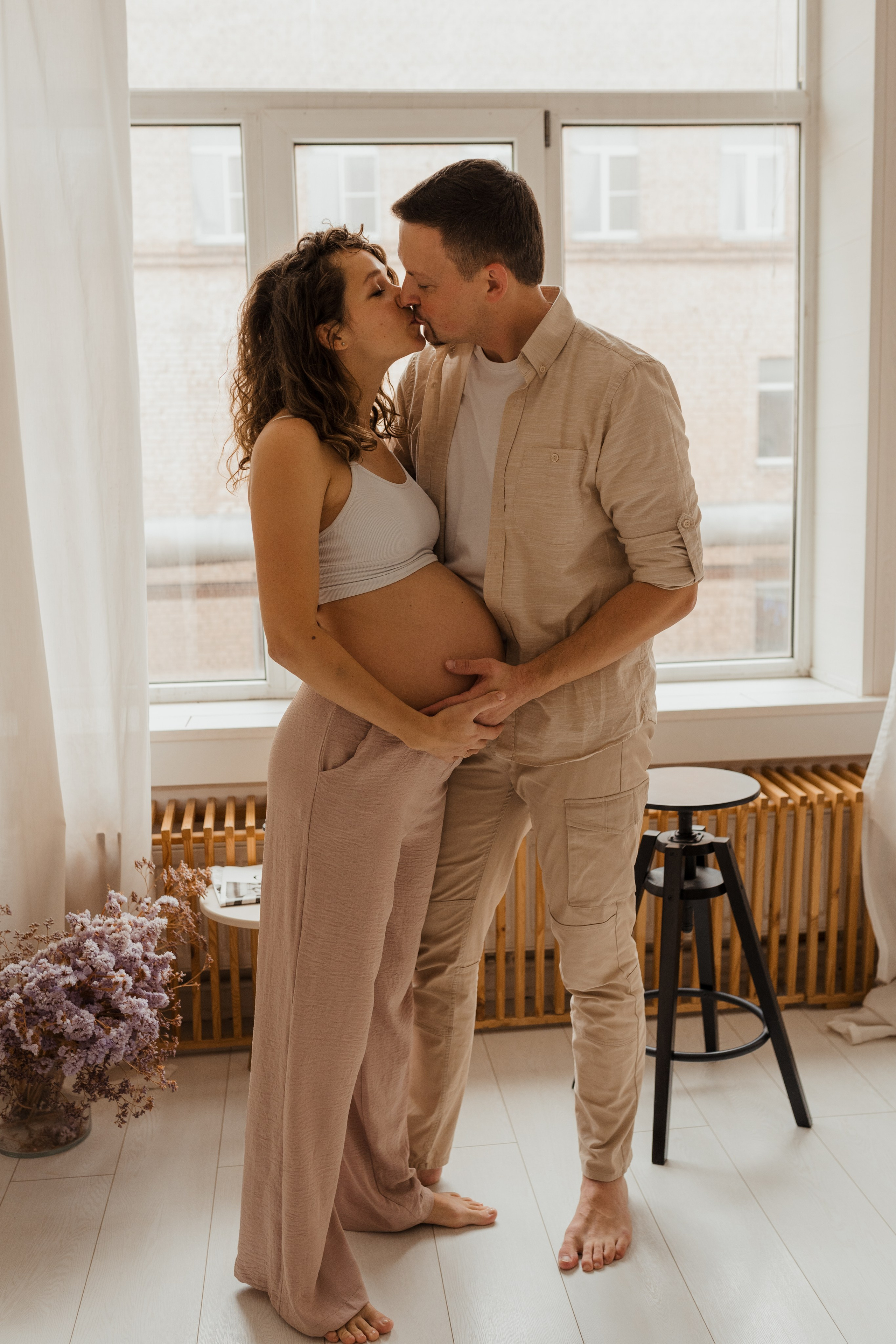 Семейная фотосессия в студии в Москве, семейный фотограф Анна Полушина. Свадебный фотограф в Москве Анна Полушина