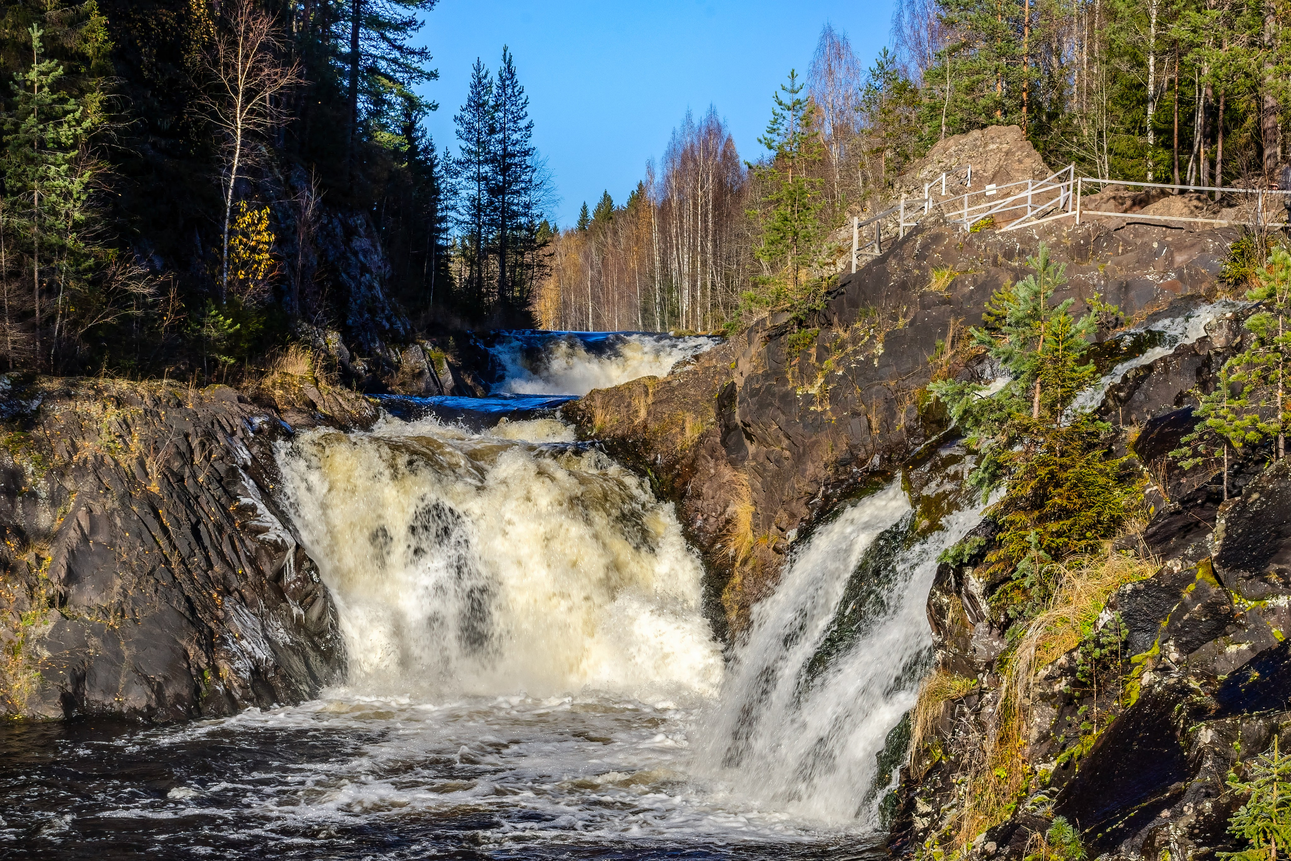 Водопад КИВАЧ. Аэросъемка. Фото и Видео в Карелии. Алексей Фрилунд