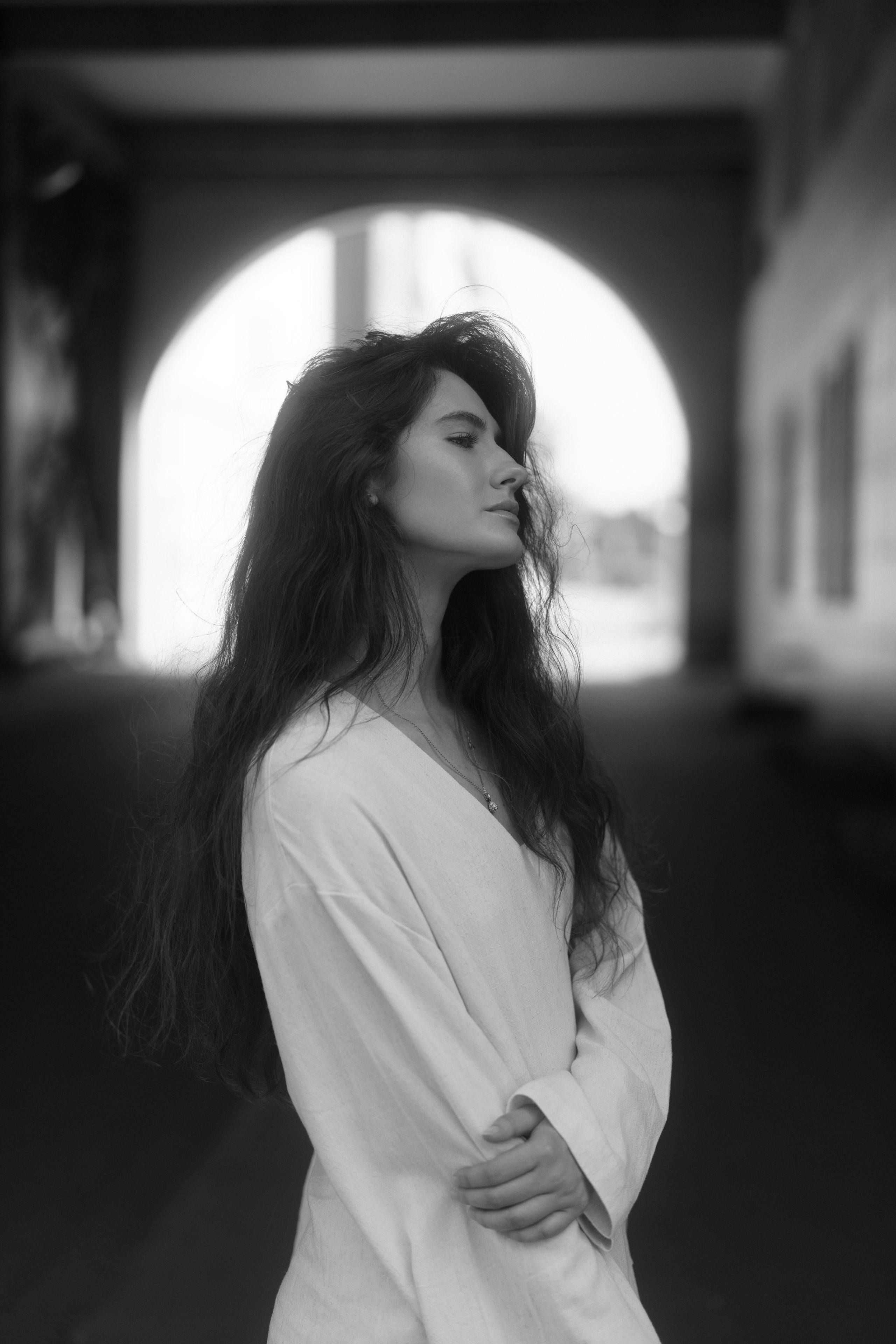 Прогулочная фотосессия с Настей около отеля Тасиго в Казани