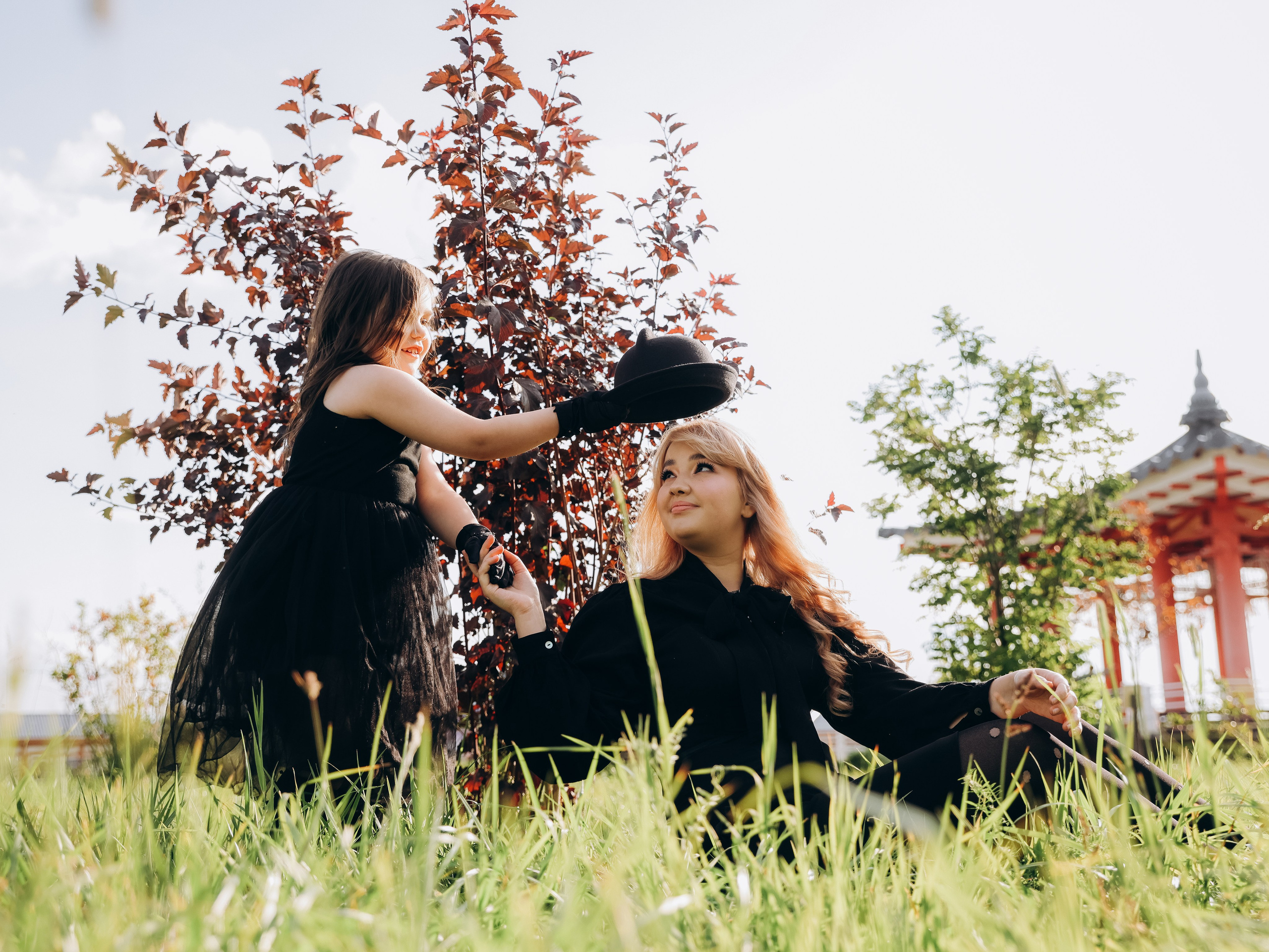 Семья в черном. Мультифотограф Динара Ахмедзянова