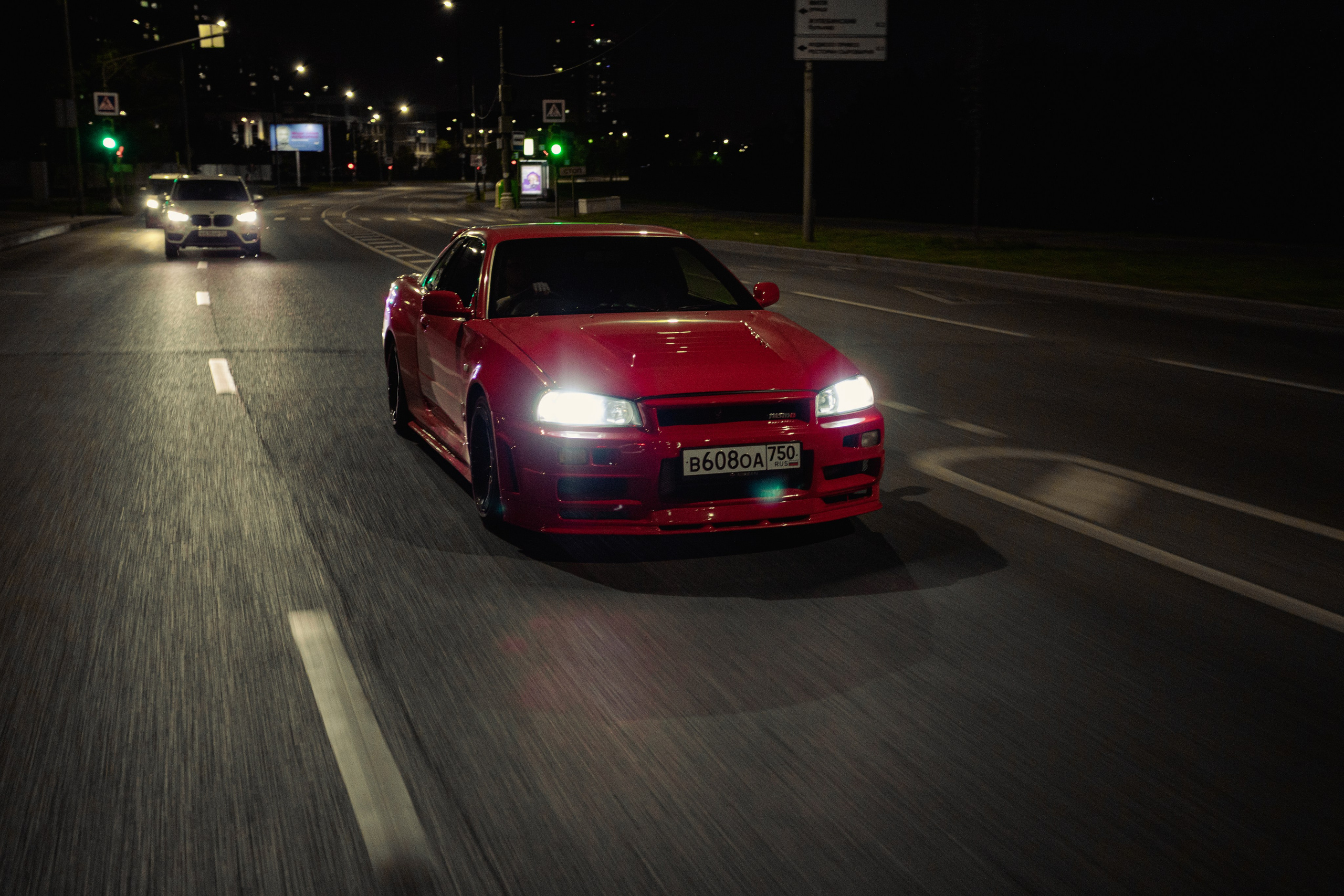 Nissan Skyline. Спортивный фотограф — Никита