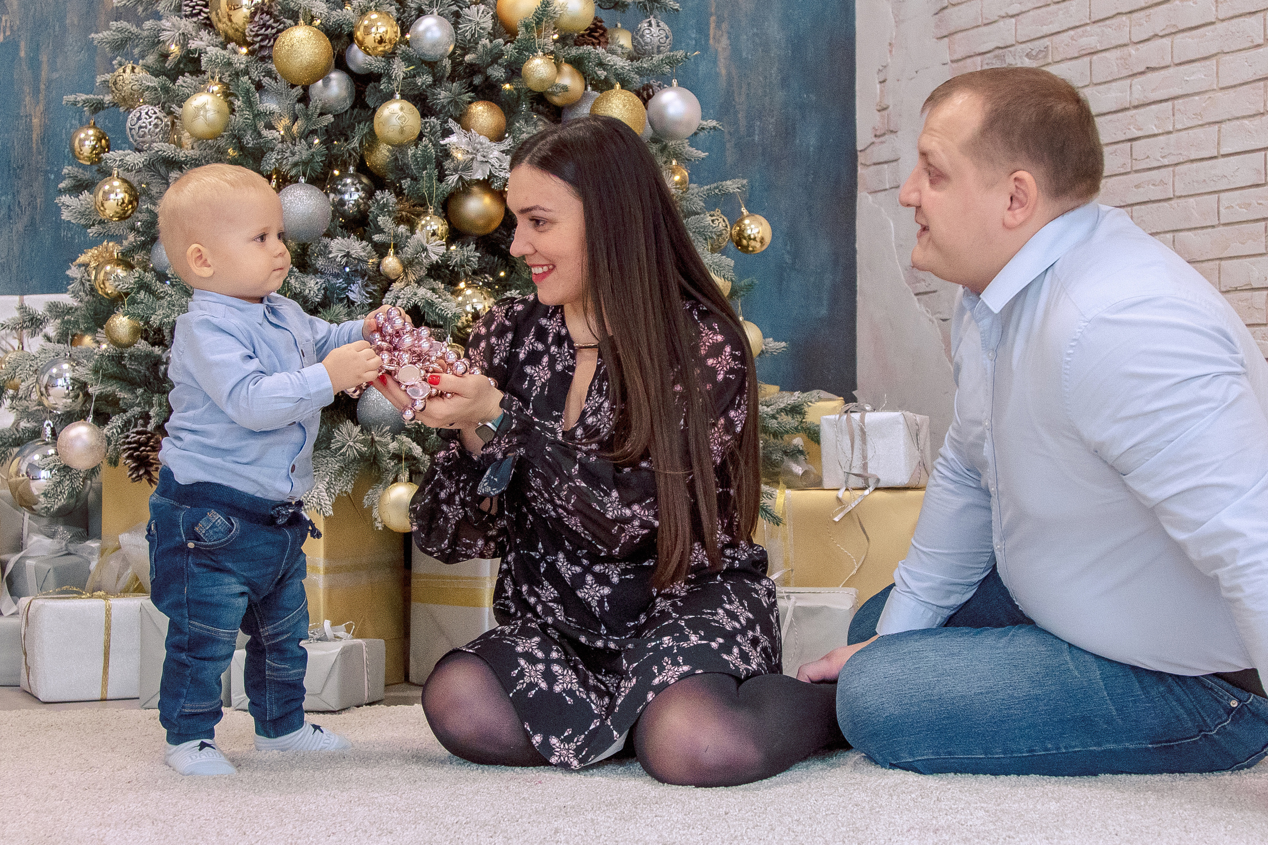 Новогодняя семейная фотосессия. Балетный фотограф в Москве Галина Молчанова