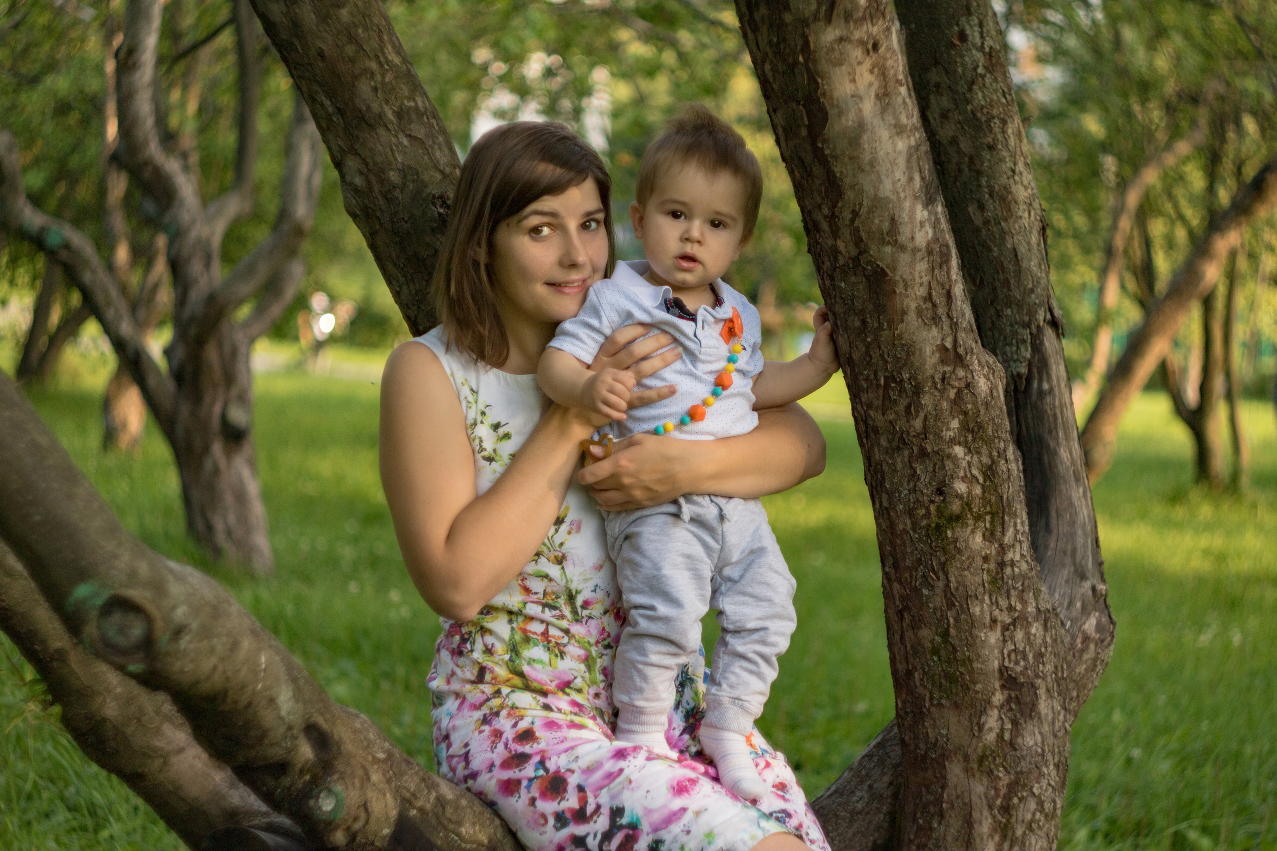 Летний закат в яблоневом саду. Балетный фотограф в Москве Галина Молчанова