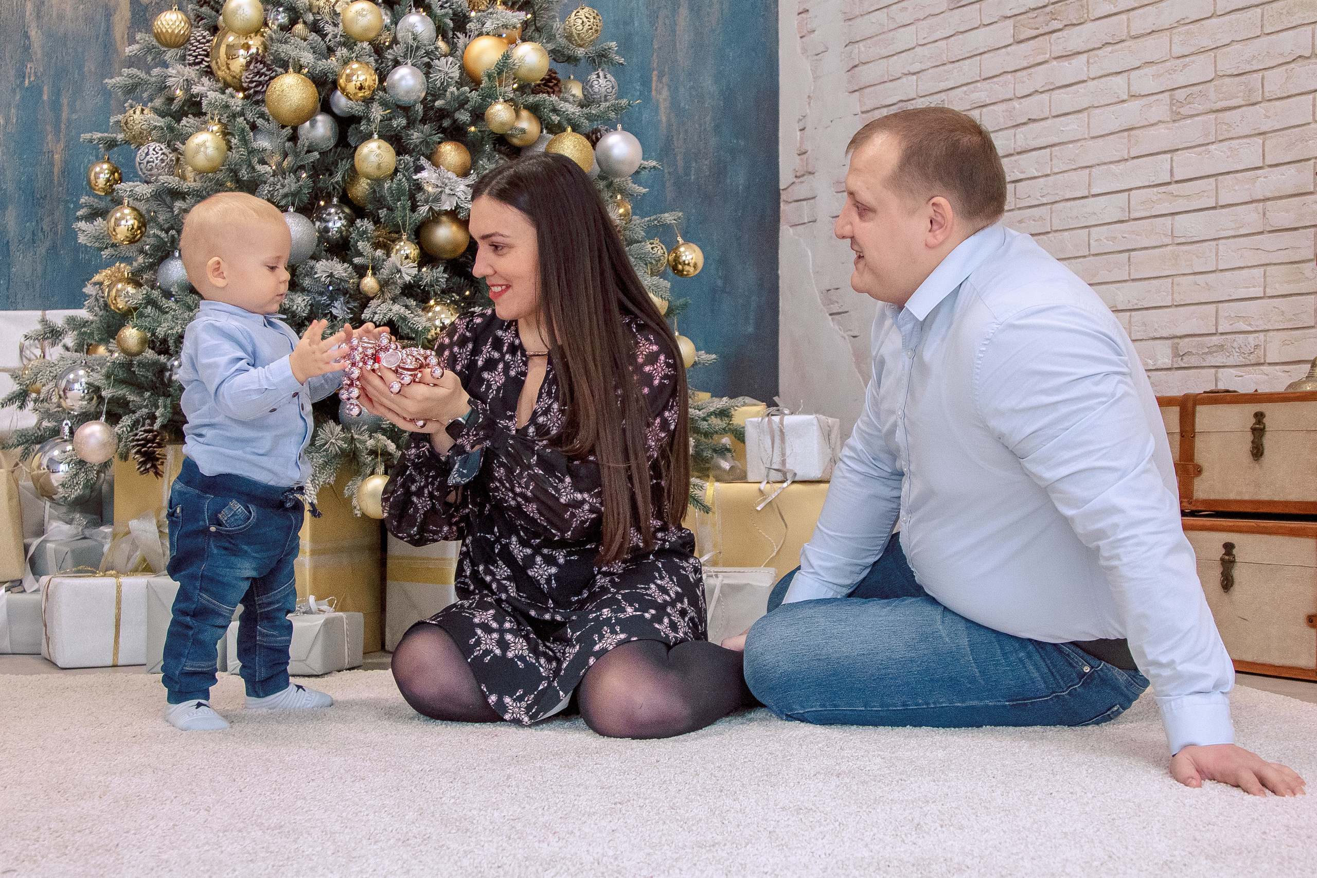 Новогодняя семейная фотосессия. Балетный фотограф в Москве Галина Молчанова