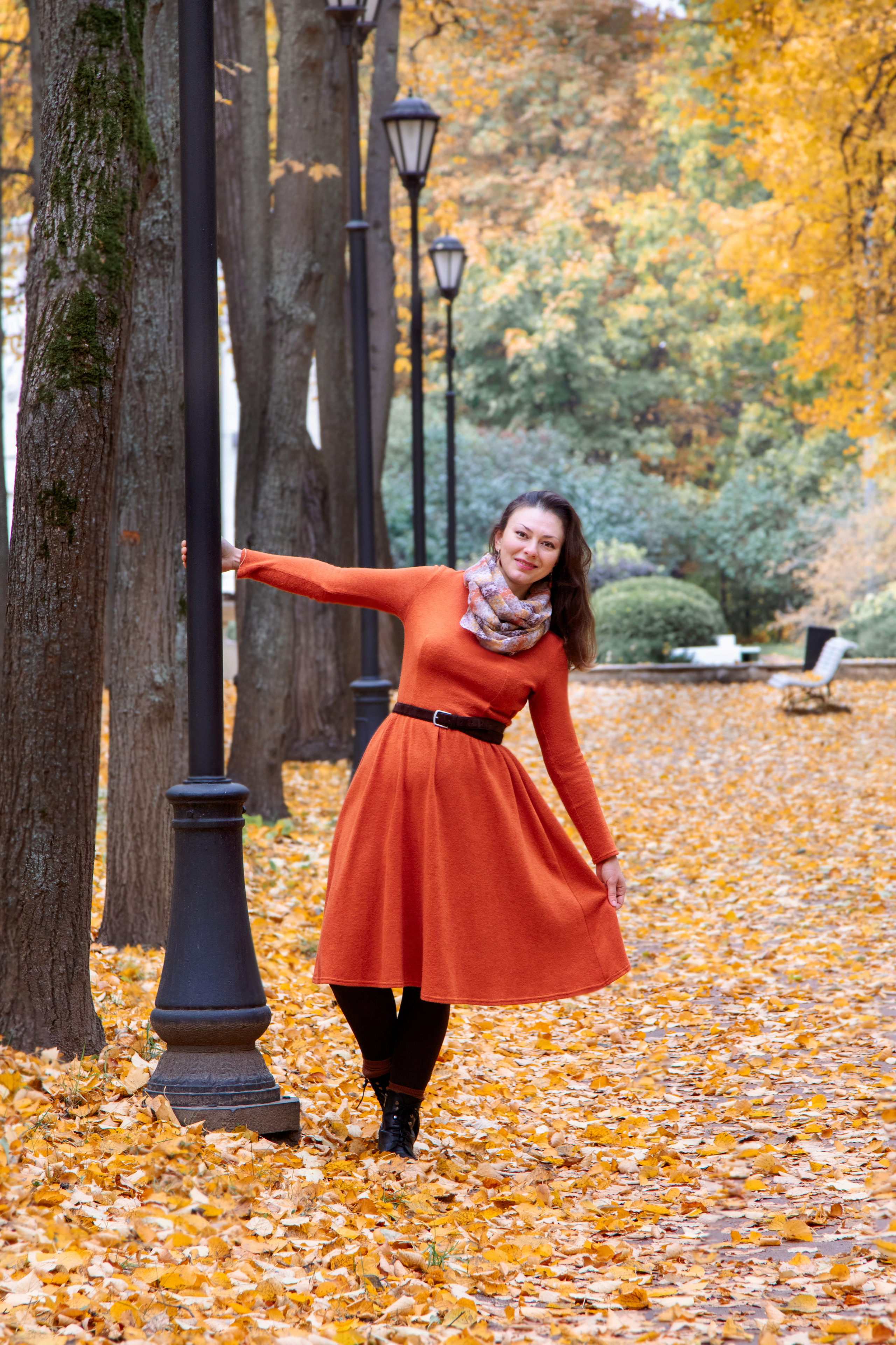 Осень в Нескучном саду. Балетный фотограф в Москве Галина Молчанова