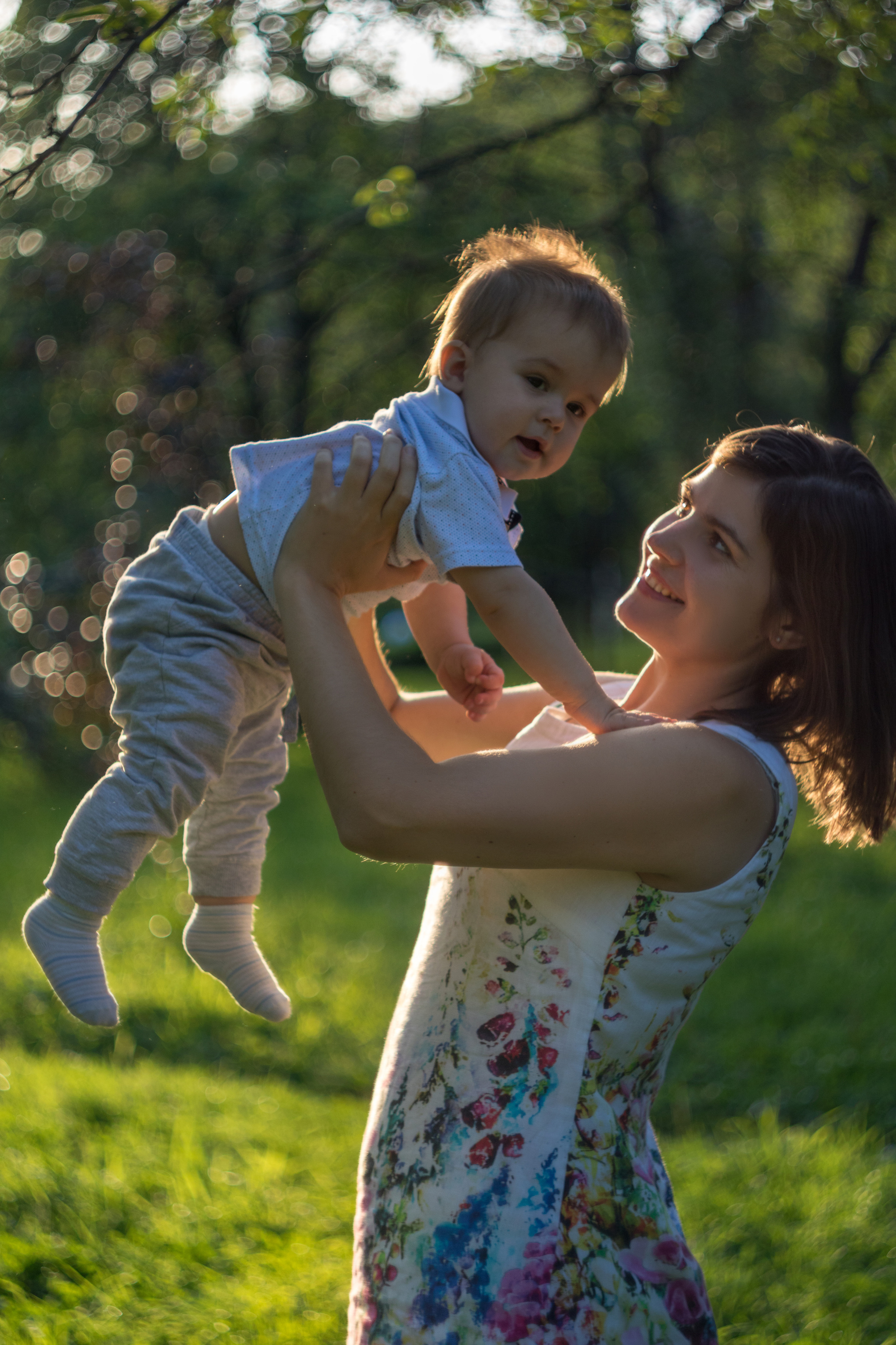 Летний закат в яблоневом саду. Балетный фотограф в Москве Галина Молчанова