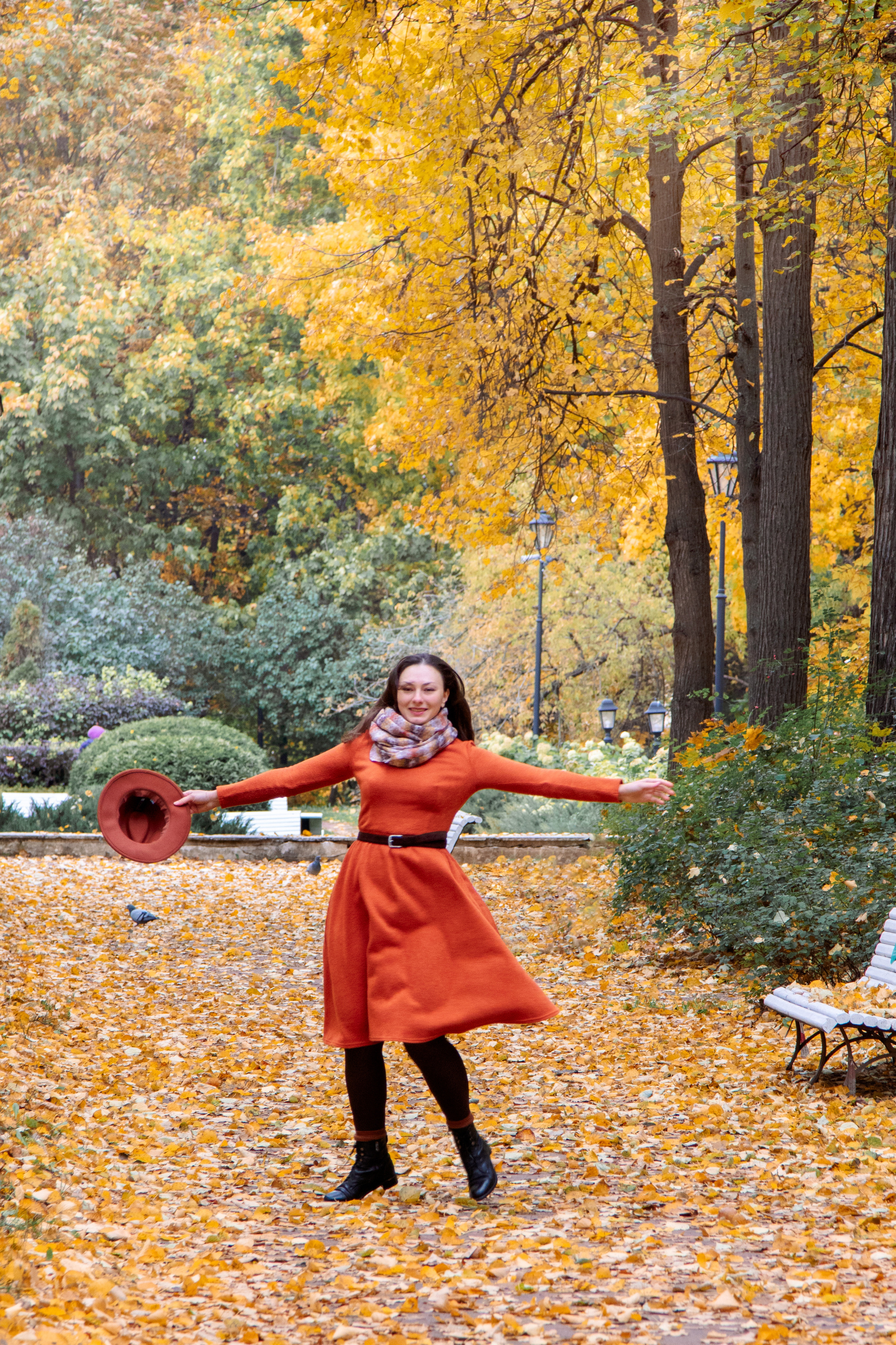 Осень в Нескучном саду. Балетный фотограф в Москве Галина Молчанова