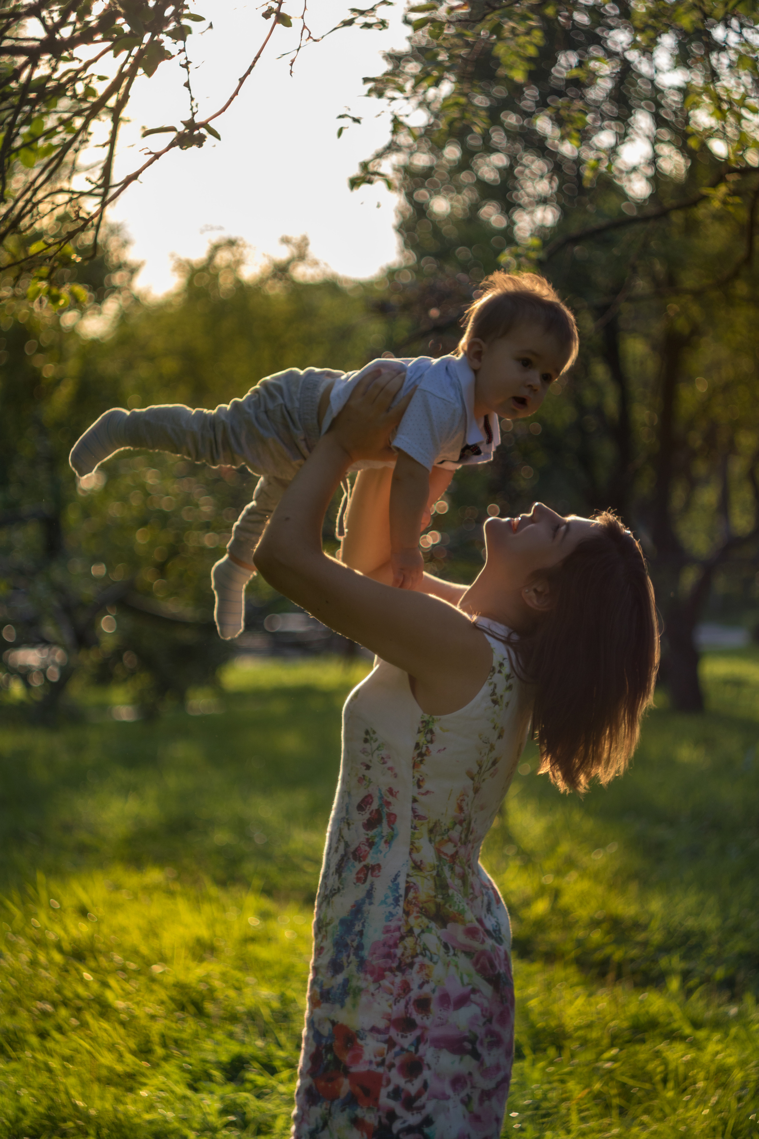 Летний закат в яблоневом саду. Балетный фотограф в Москве Галина Молчанова