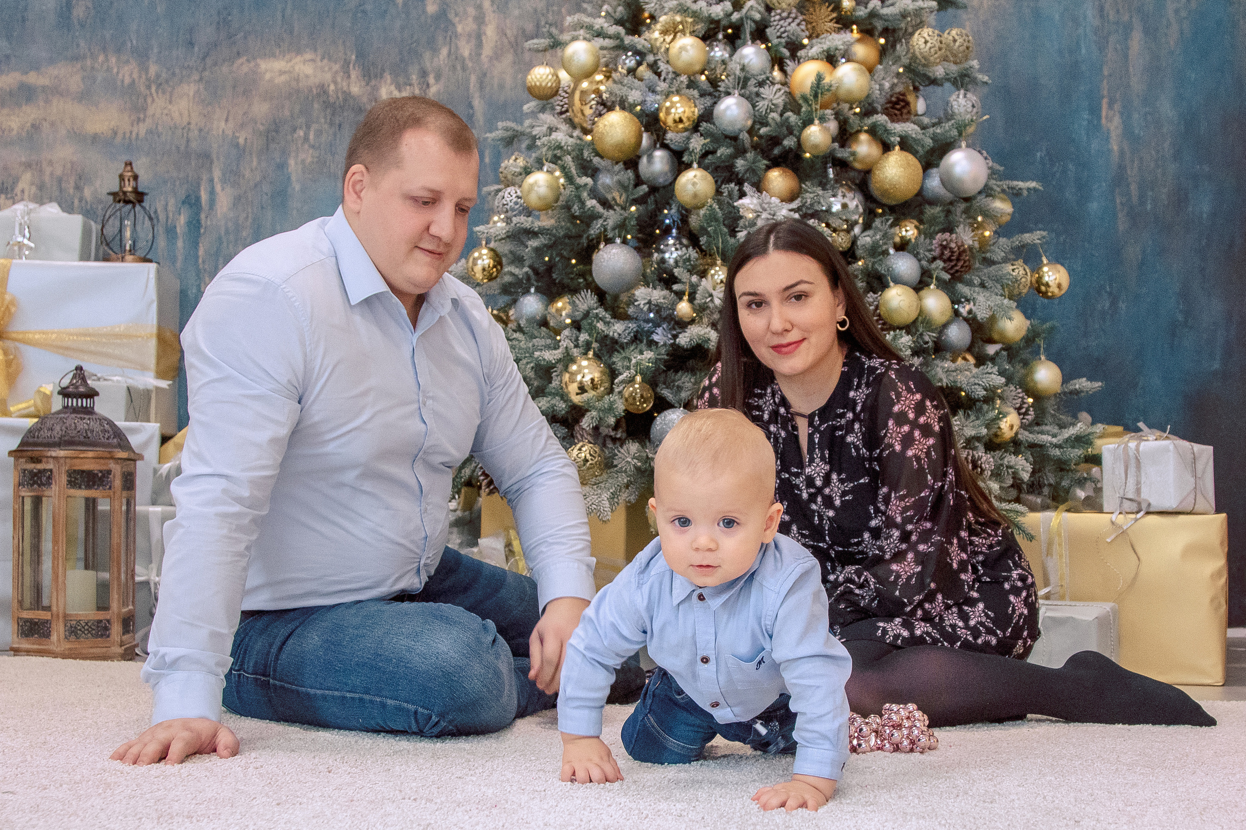 Новогодняя семейная фотосессия. Балетный фотограф в Москве Галина Молчанова
