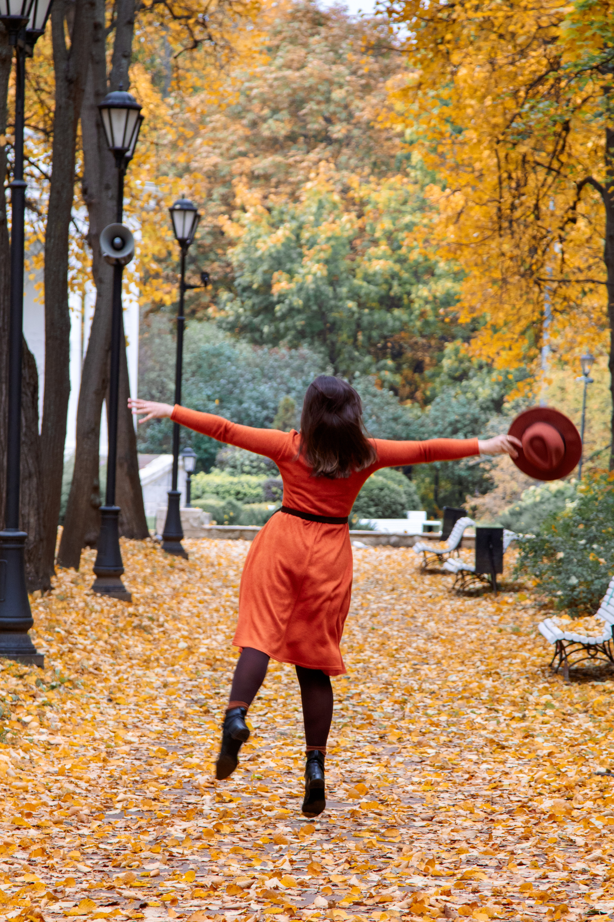 Осень в Нескучном саду. Балетный фотограф в Москве Галина Молчанова