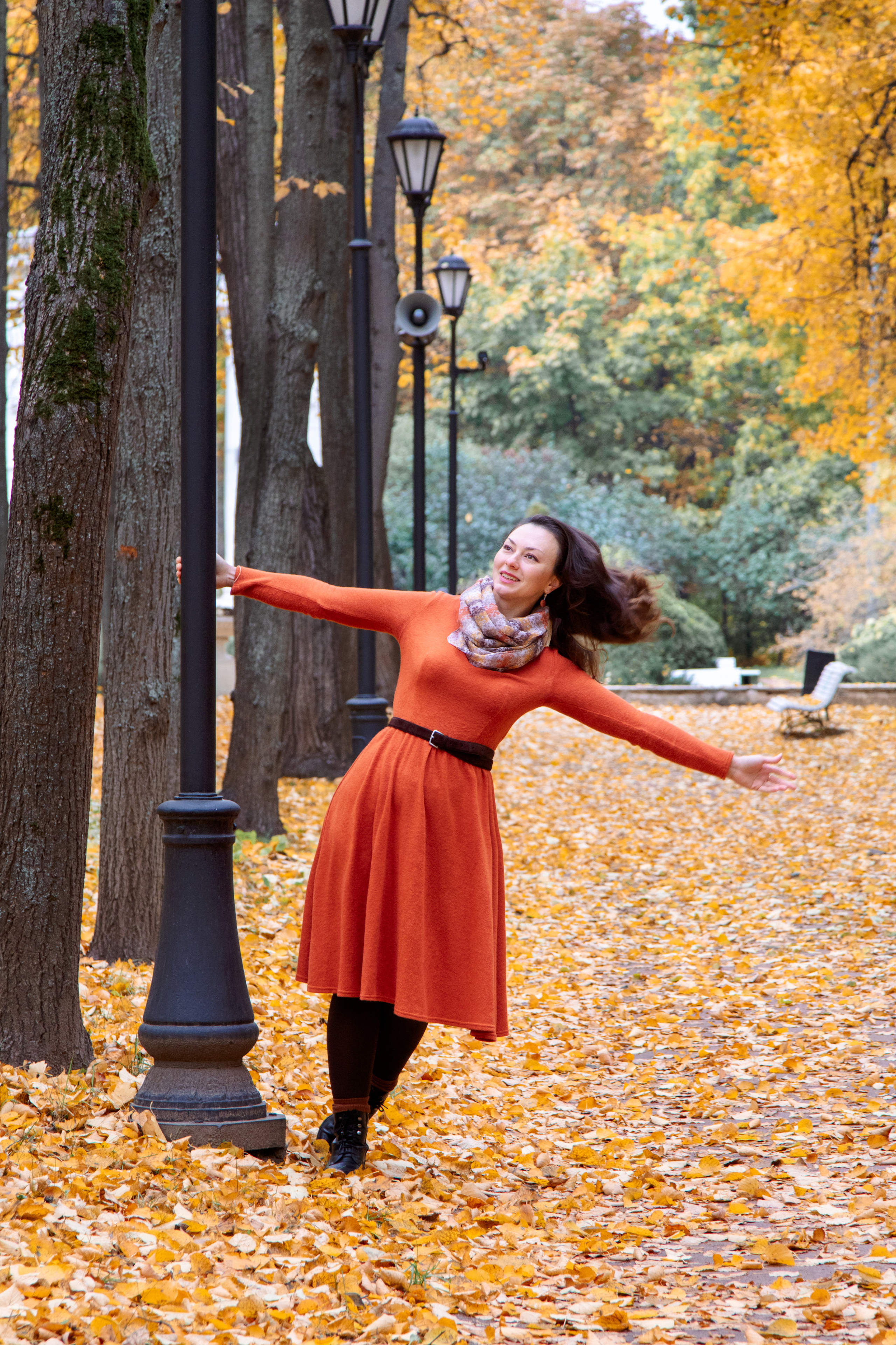 Осень в Нескучном саду. Балетный фотограф в Москве Галина Молчанова