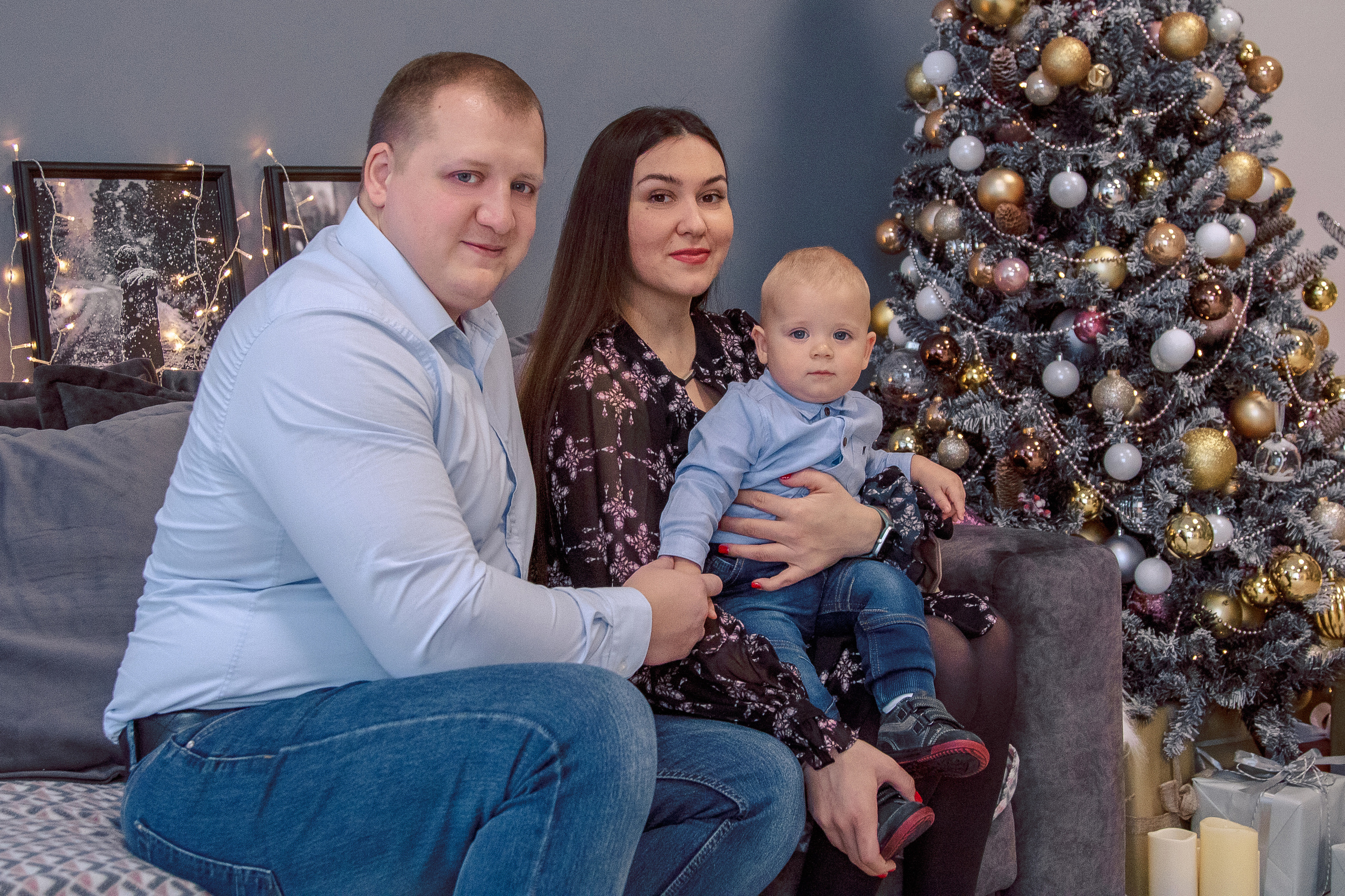 Новогодняя семейная фотосессия. Балетный фотограф в Москве Галина Молчанова