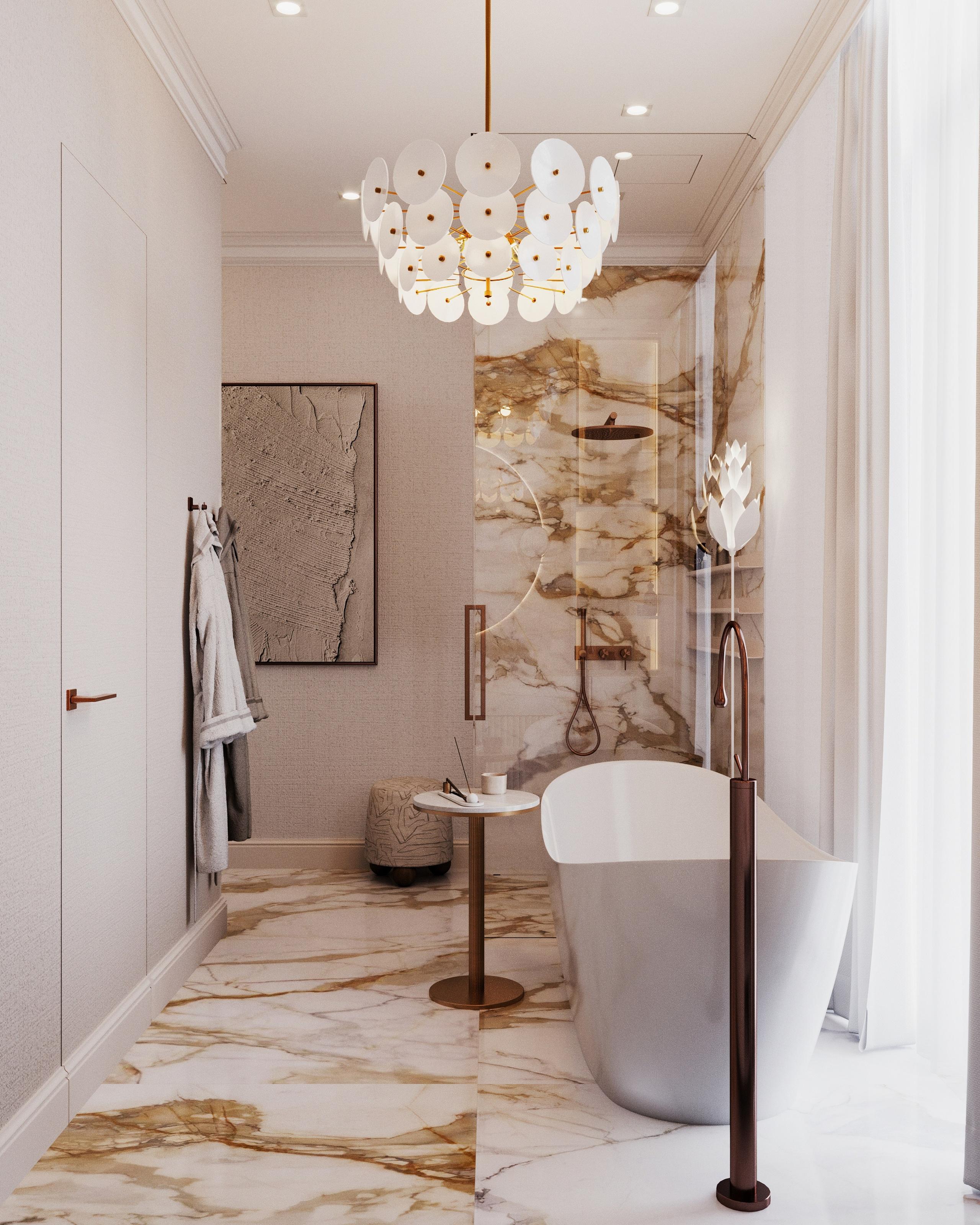 Roza Rossa мастер-санузел. Визуализатор Векшина Елена