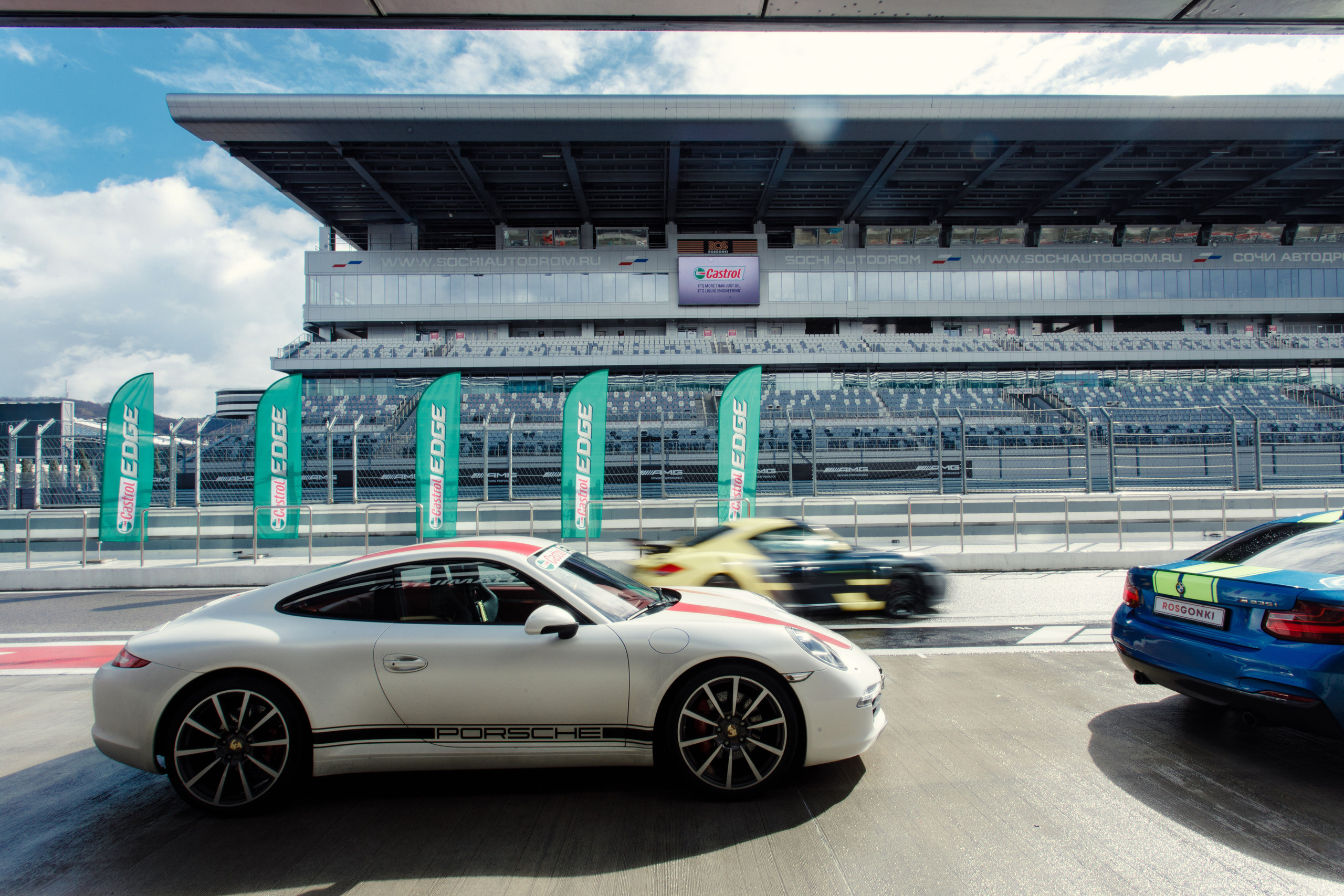 A masterclass at the racetrack for Castrol. Photographer Nikita Starodubtsev Serbia, Montenegro, Georgia, Turkey