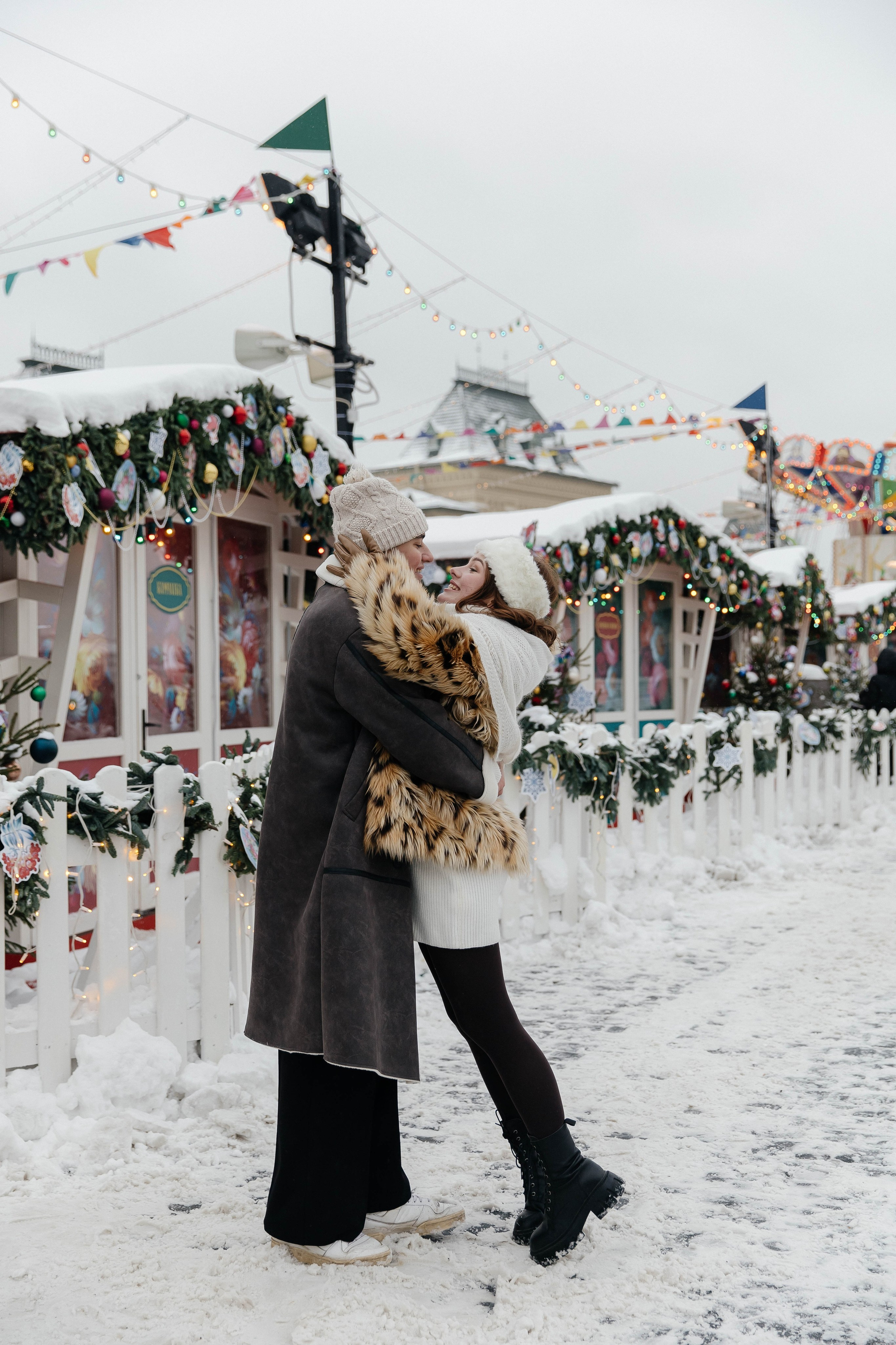 Зимняя история любви. Фотограф индивидуальных женских портретов и LOVEstory в Москве