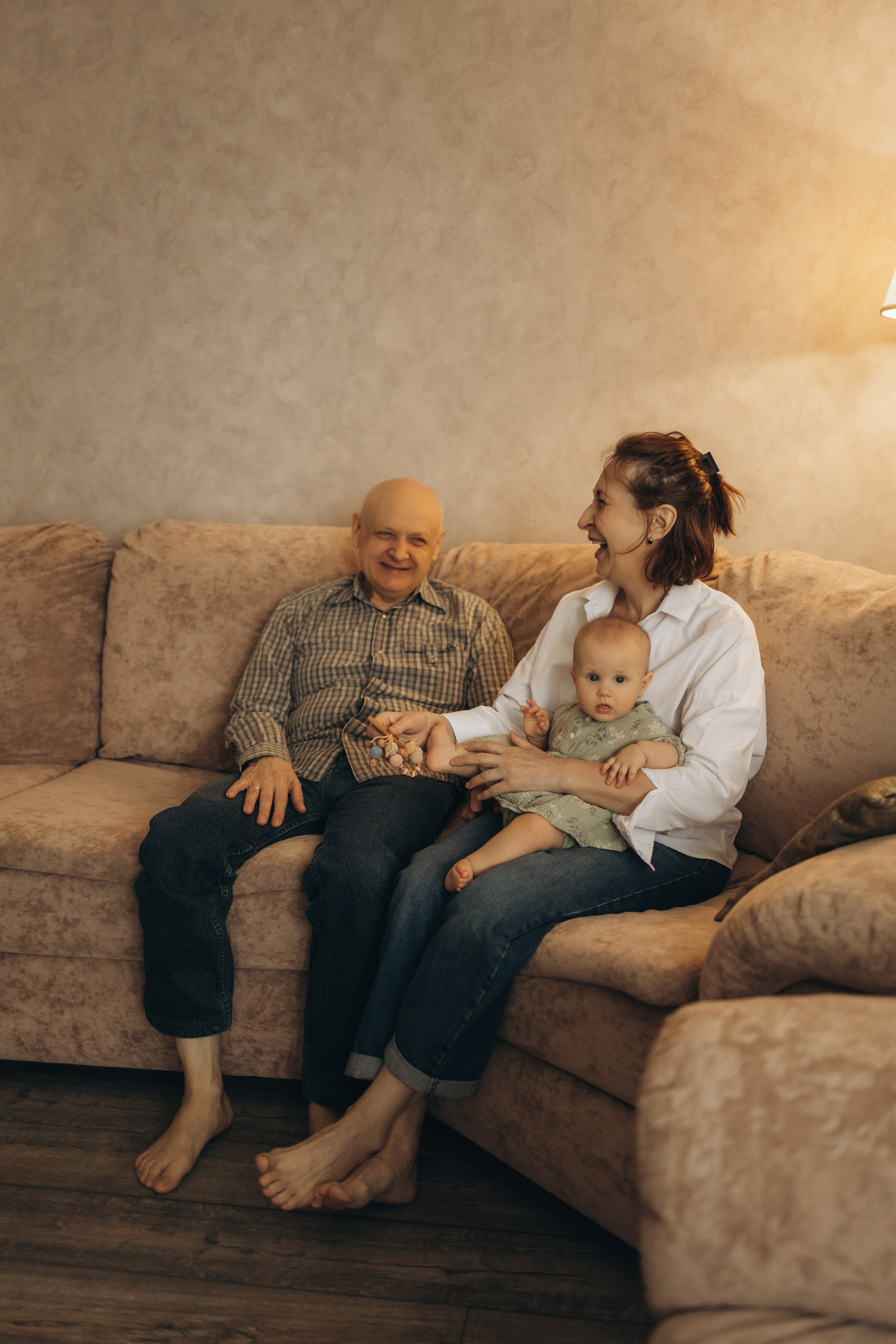 Полина, Максим и малышка Нина. Семейный, домашний, ньюборн фотограф Москва Цветкова Елизавета