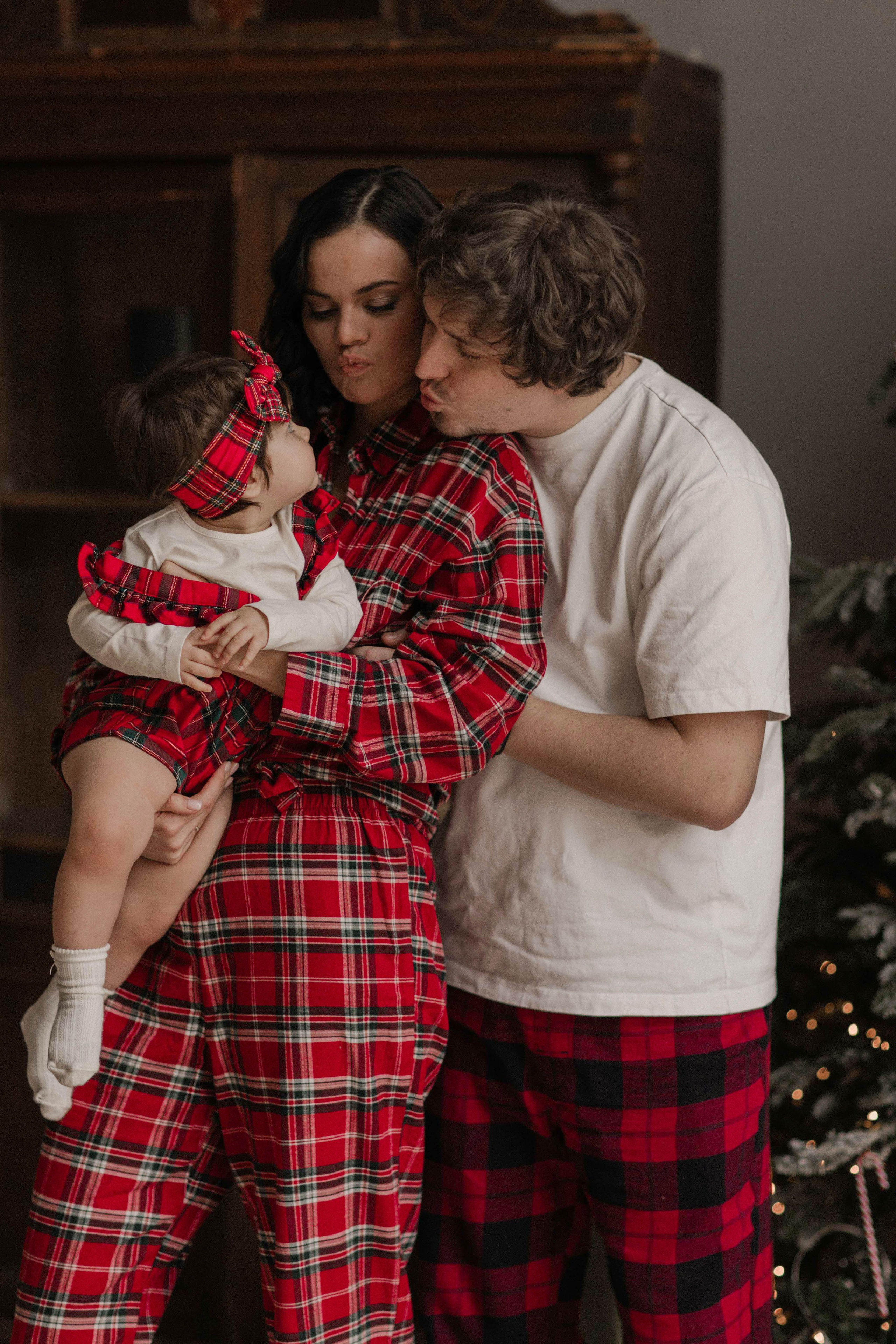 Новогодняя семейная. Детский и семейный фотограф, съемка новорожденных Москва