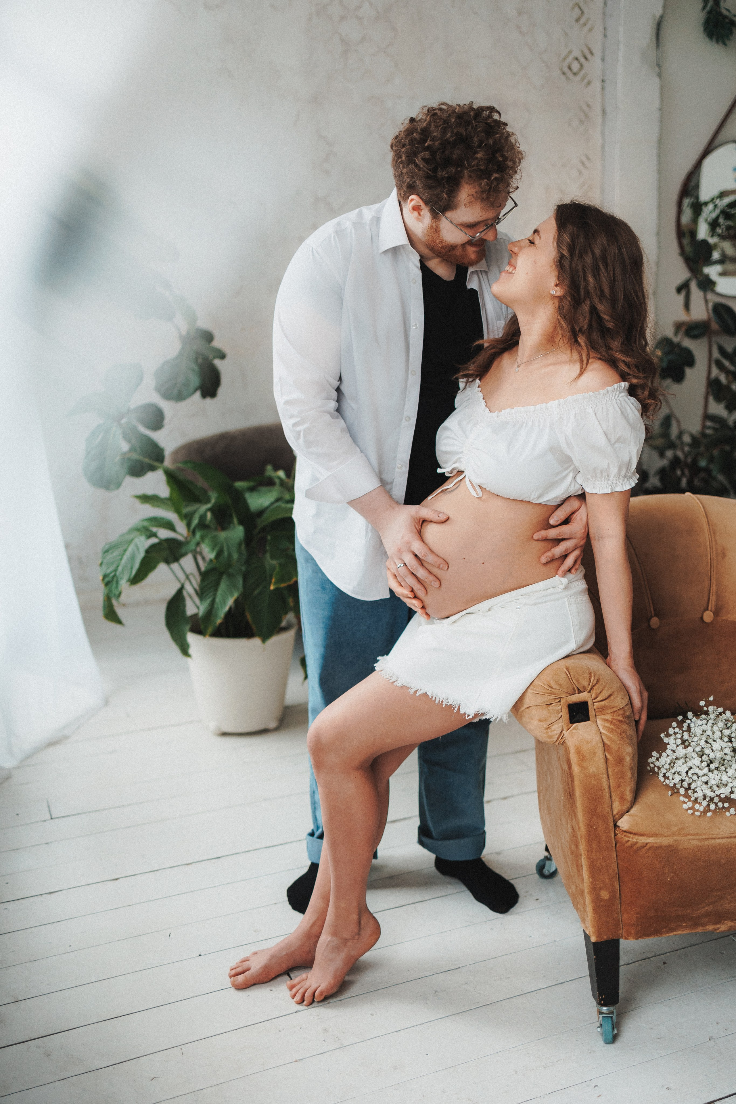 Любовь — это когда ты под сердцем носишь его ребенка. Фотограф Москва Светлана Кирюшина