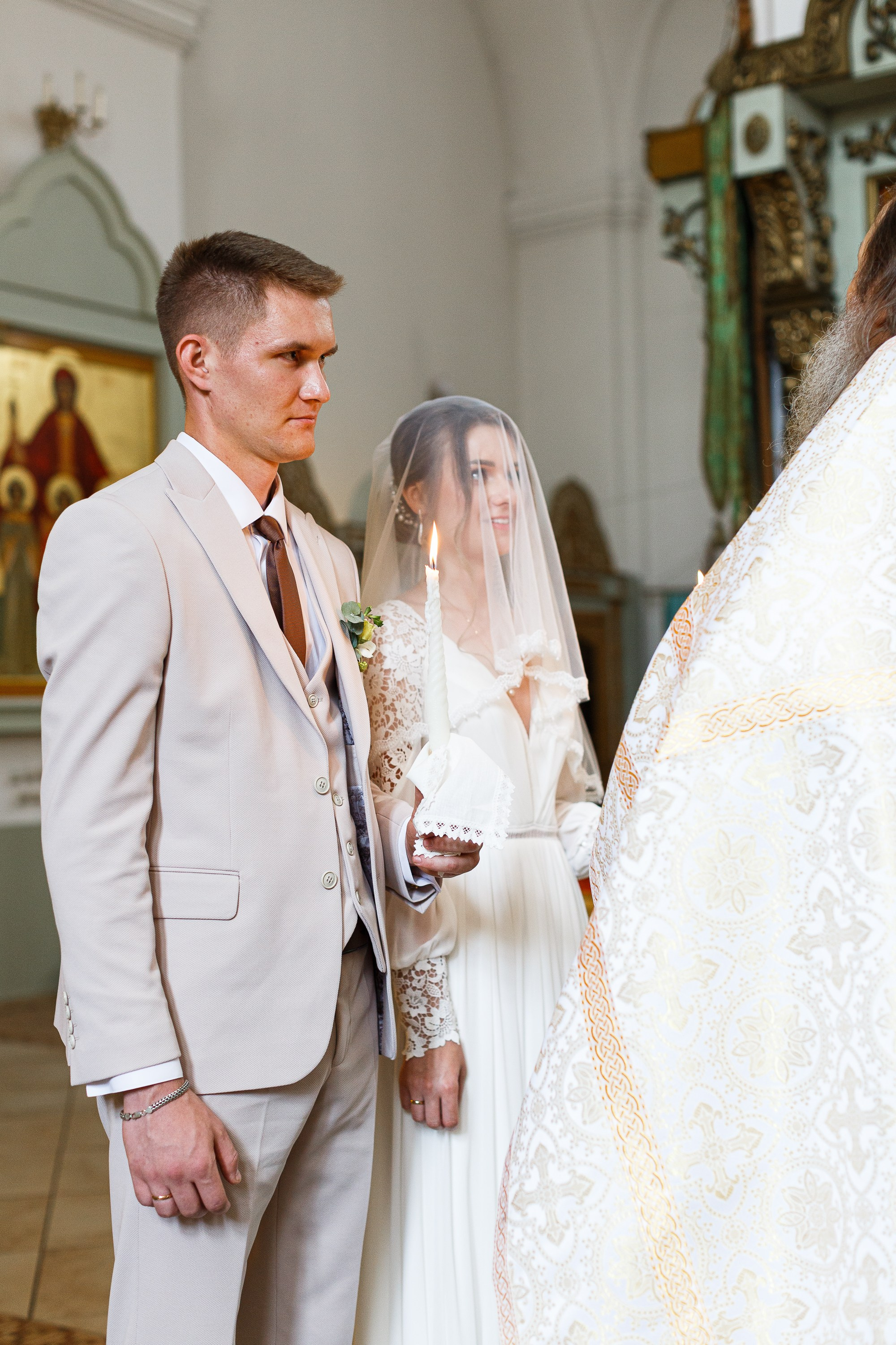 Венчание в храме Живоначальной Троицы на Шаболовке