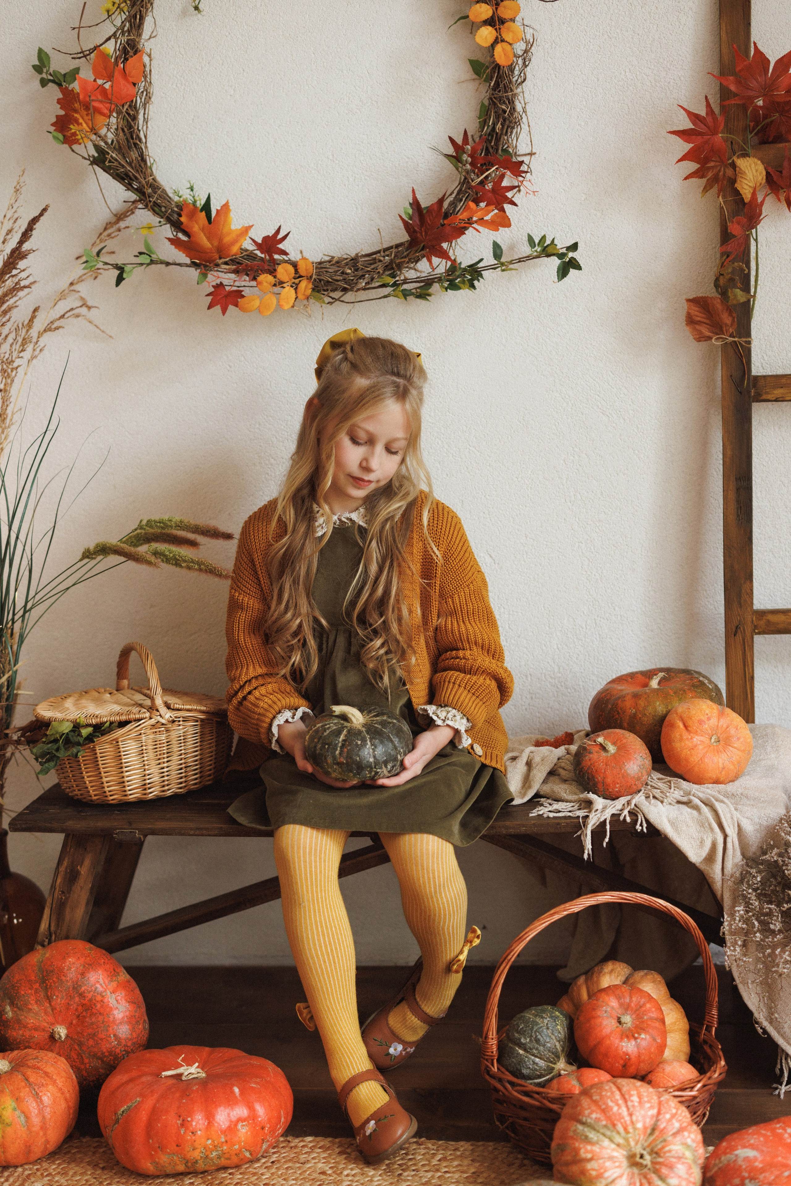 Осенняя фотосессия в фотостудии Mestone, город Краснодар. Семейный и детский фотограф в Краснодаре Анна Трашкова