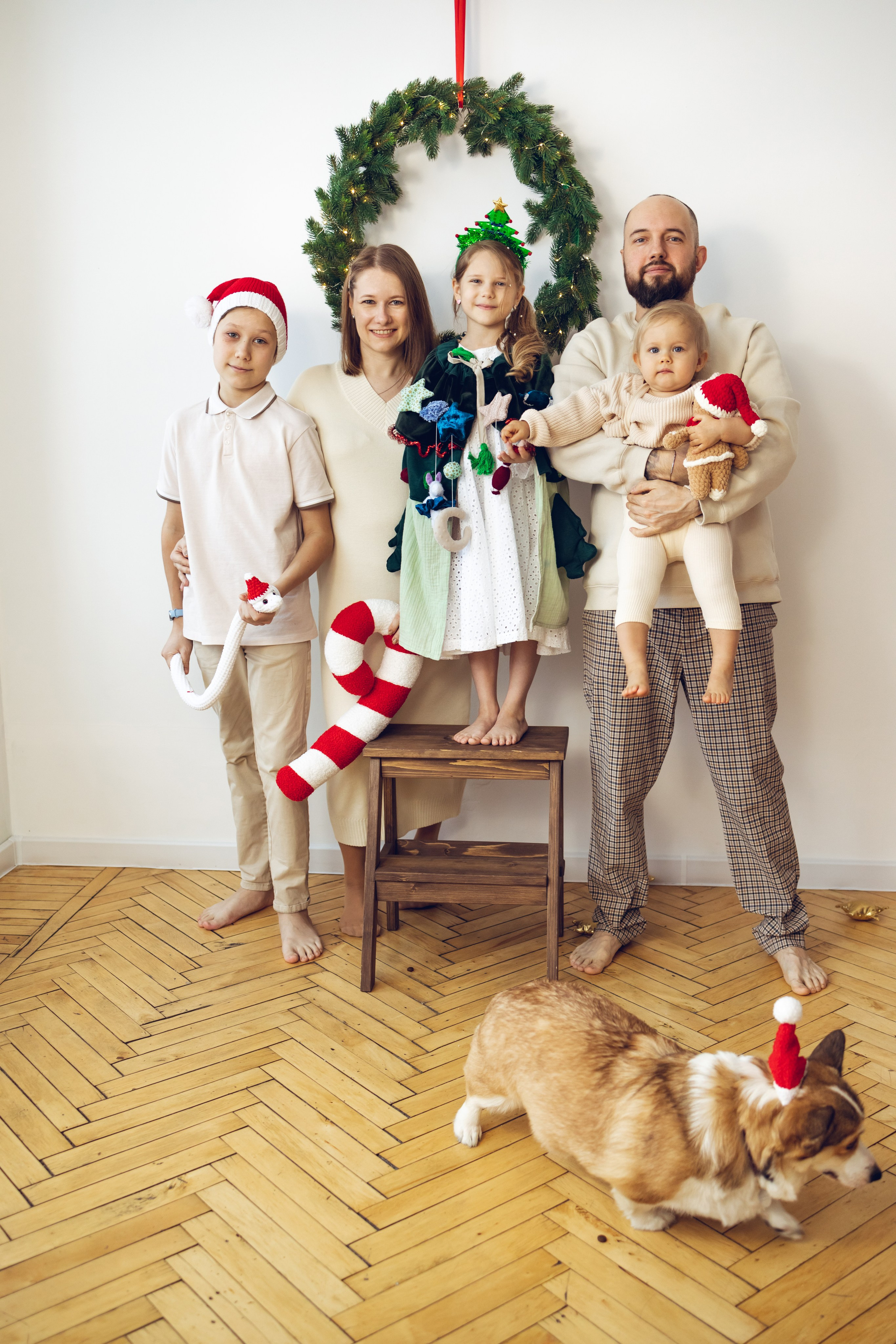 Новогодняя фотосессия семьи с ребенком в СПб |Лиммеридж. Детская фотостудия «Лиммеридж» в Санкт-Петербурге