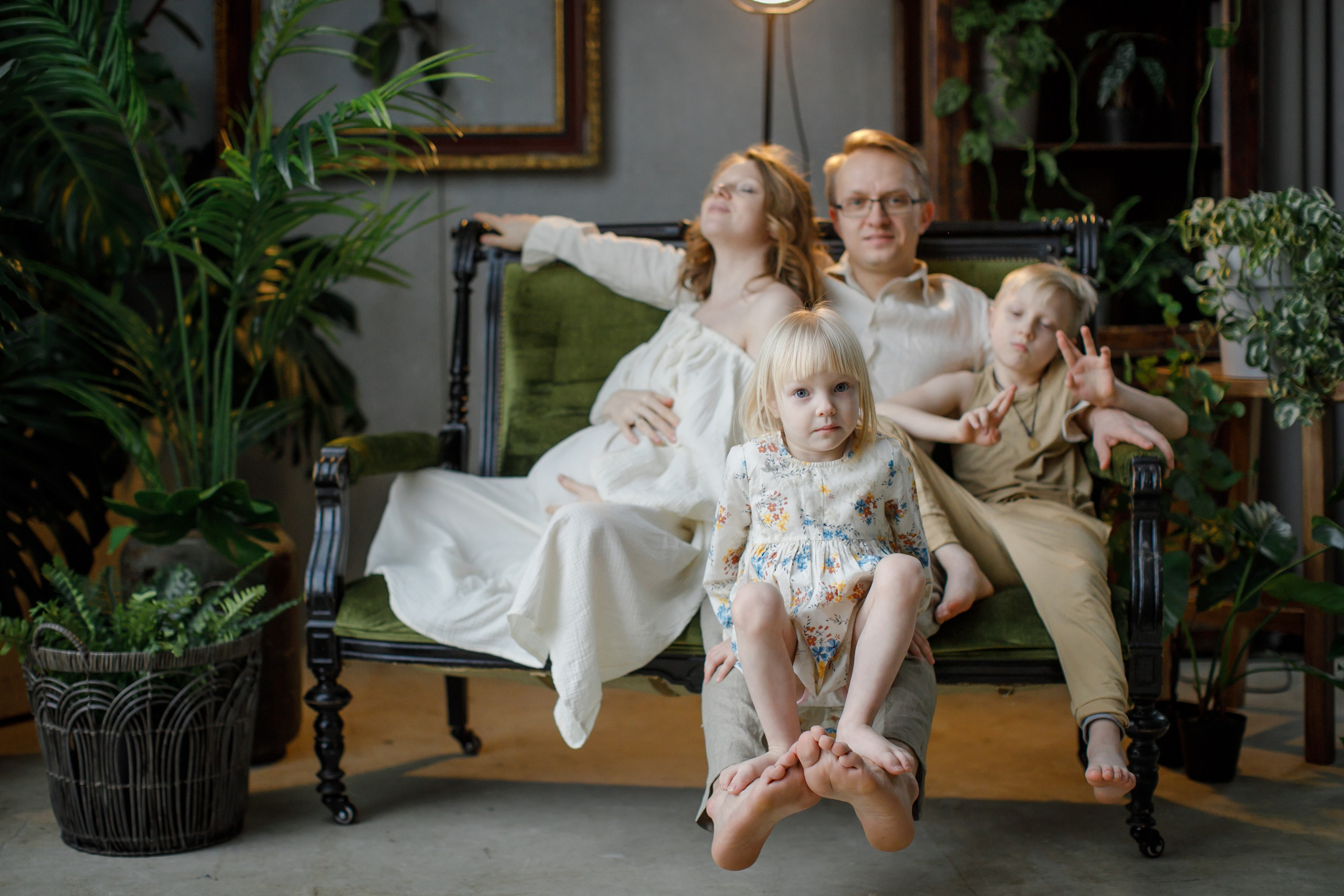 Семейное. Анюта, Даня и дети. Школьные альбомы, Семейные съемки, Портреты, Фотограф Елена Кузнецова