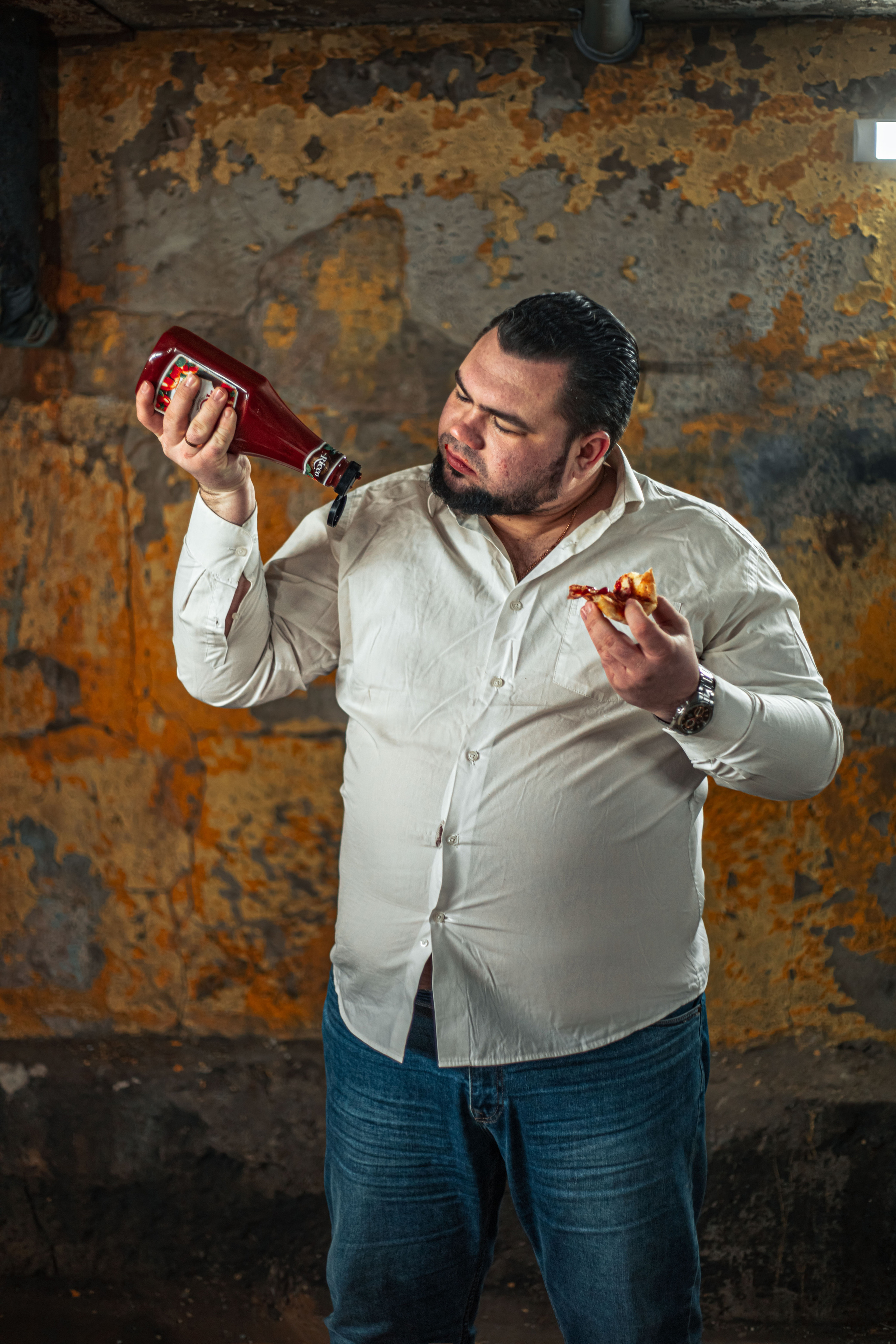 Фотосессия в образе неопрятного рабочего в автомастерской. Бизнес фото. Бизнес фотограф Ижевск — Назаров Роман