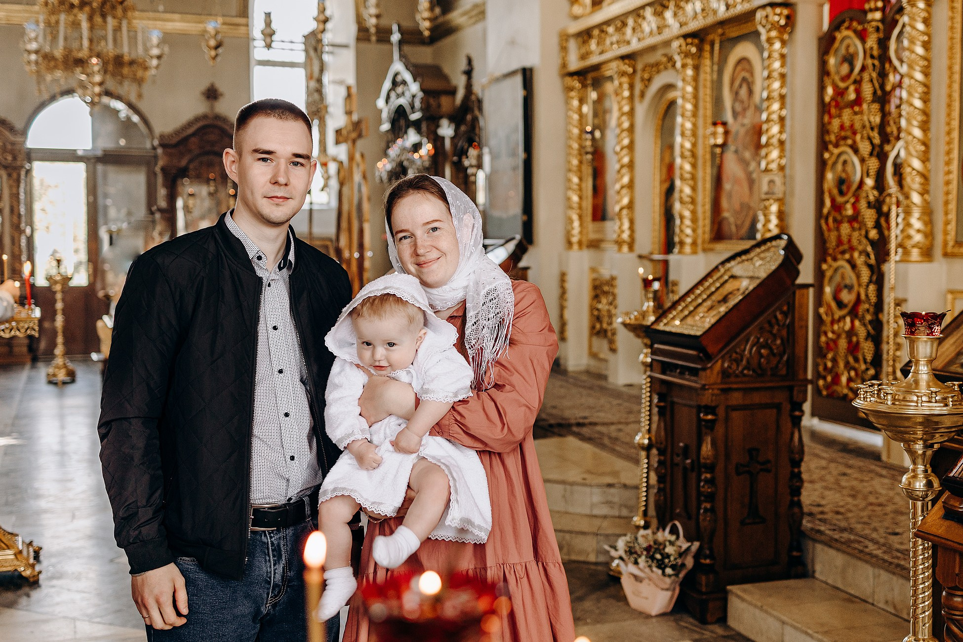 Крещение в Соловцовке. Семейный фотограф в Пензе Мария Левина