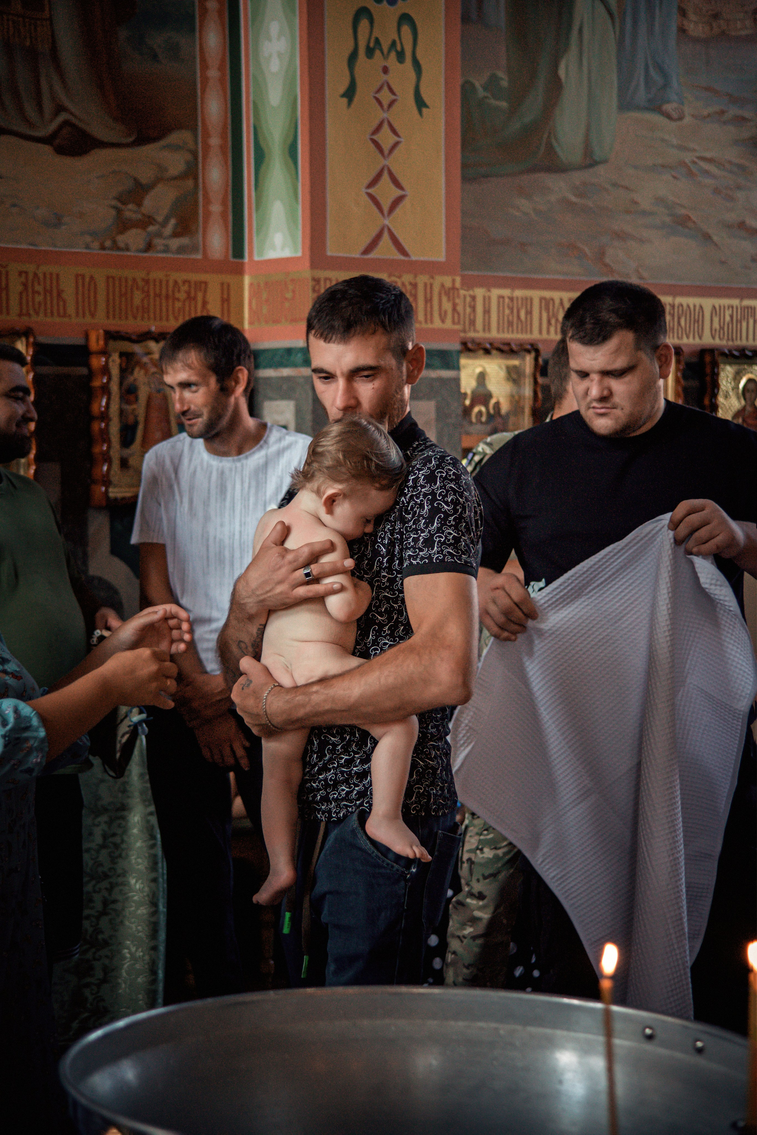 Общее крещение. Семейный и детский фотограф в Москве Ольга Кривенцова