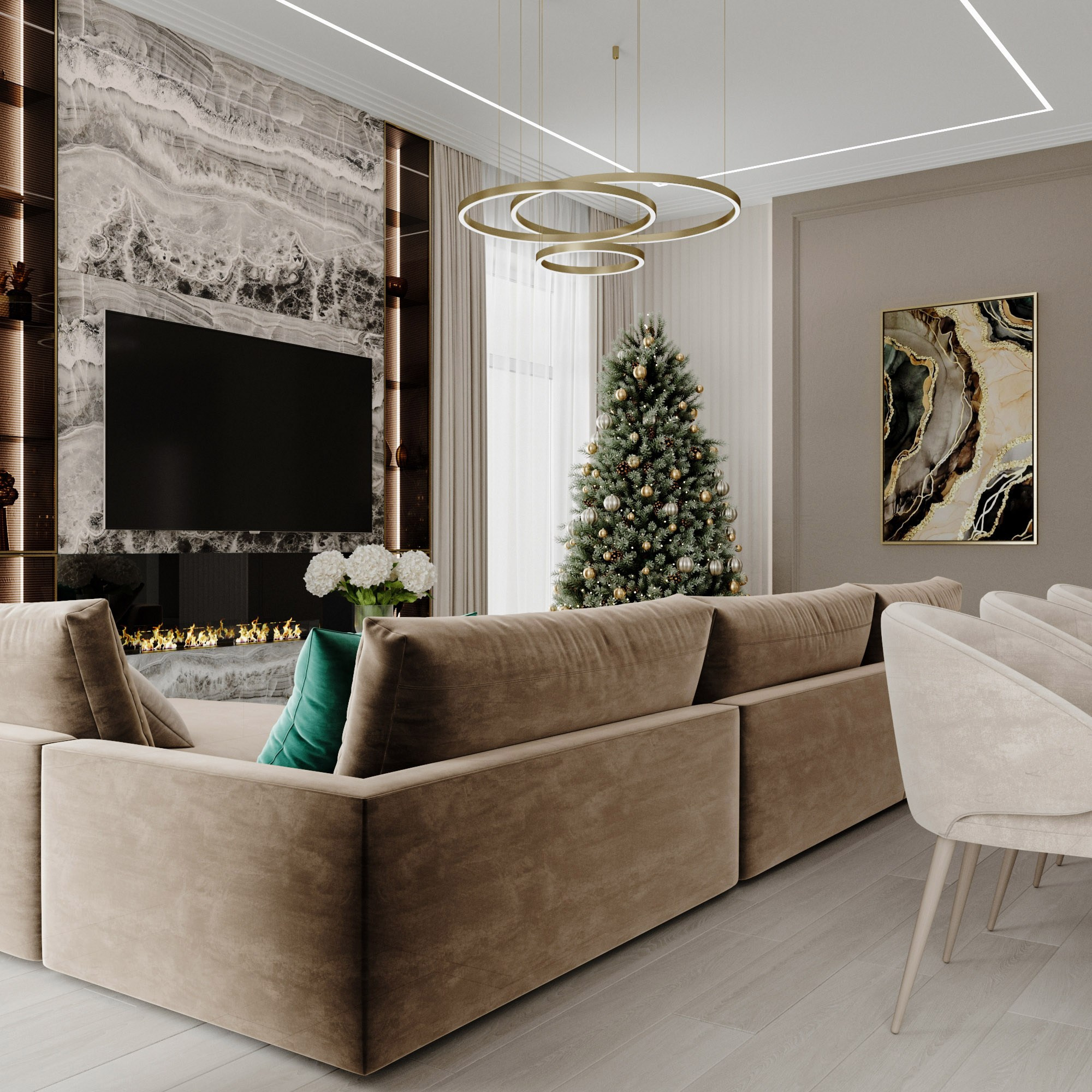 House 240 sq m. Профессиональный дизайнер интерьера