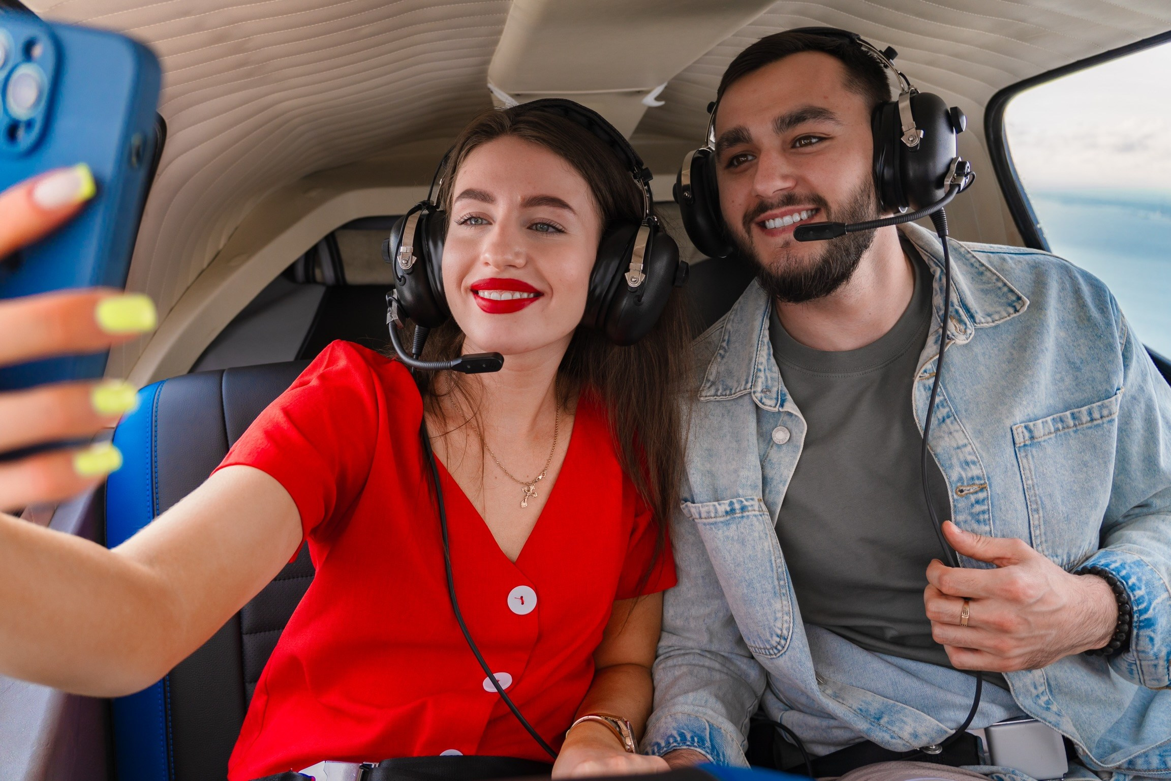 фотосессия в самолете