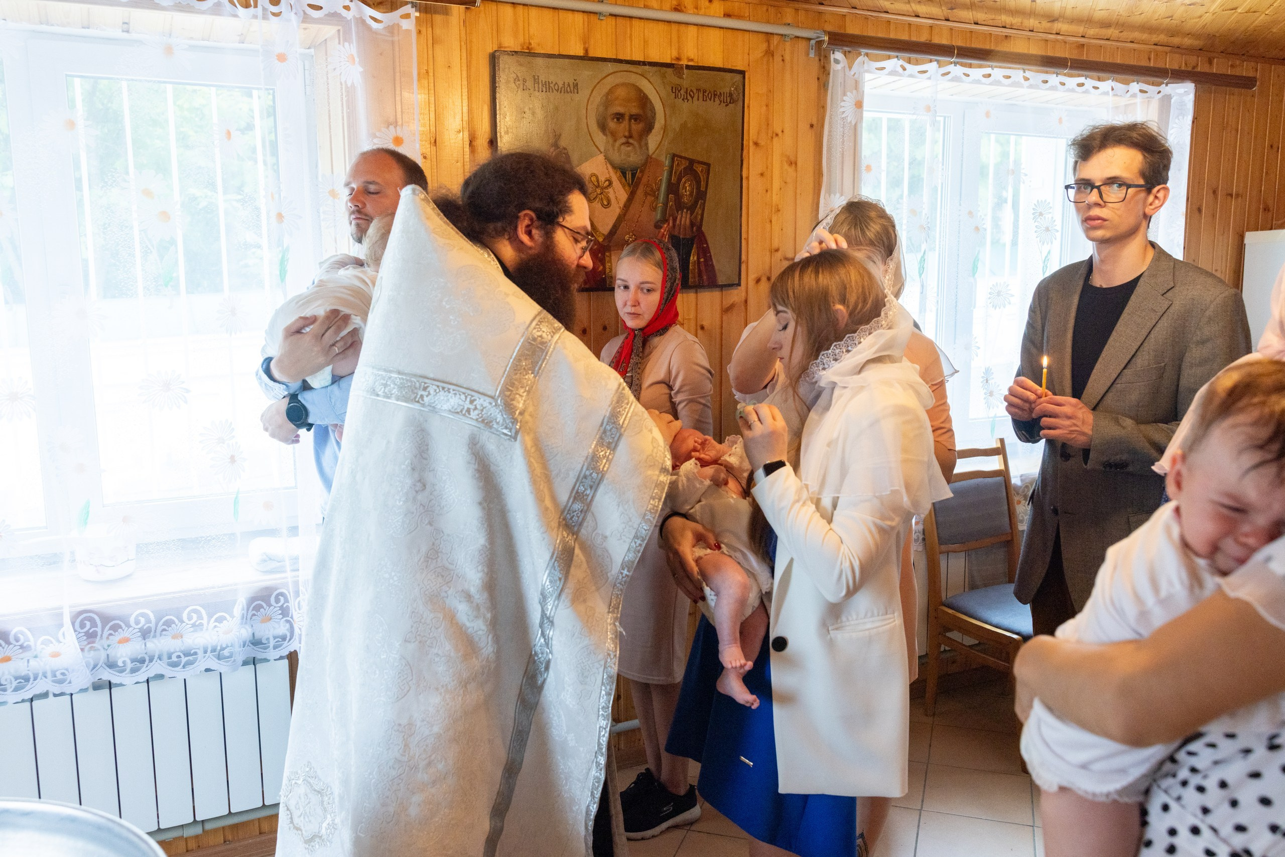 Образец репортажа крещения оригиналы, без искажений, без вспышки, светосильная оптика!. Фотограф в Туле Крупский АнДРей. Фотостудия «КАДР71» в Туле