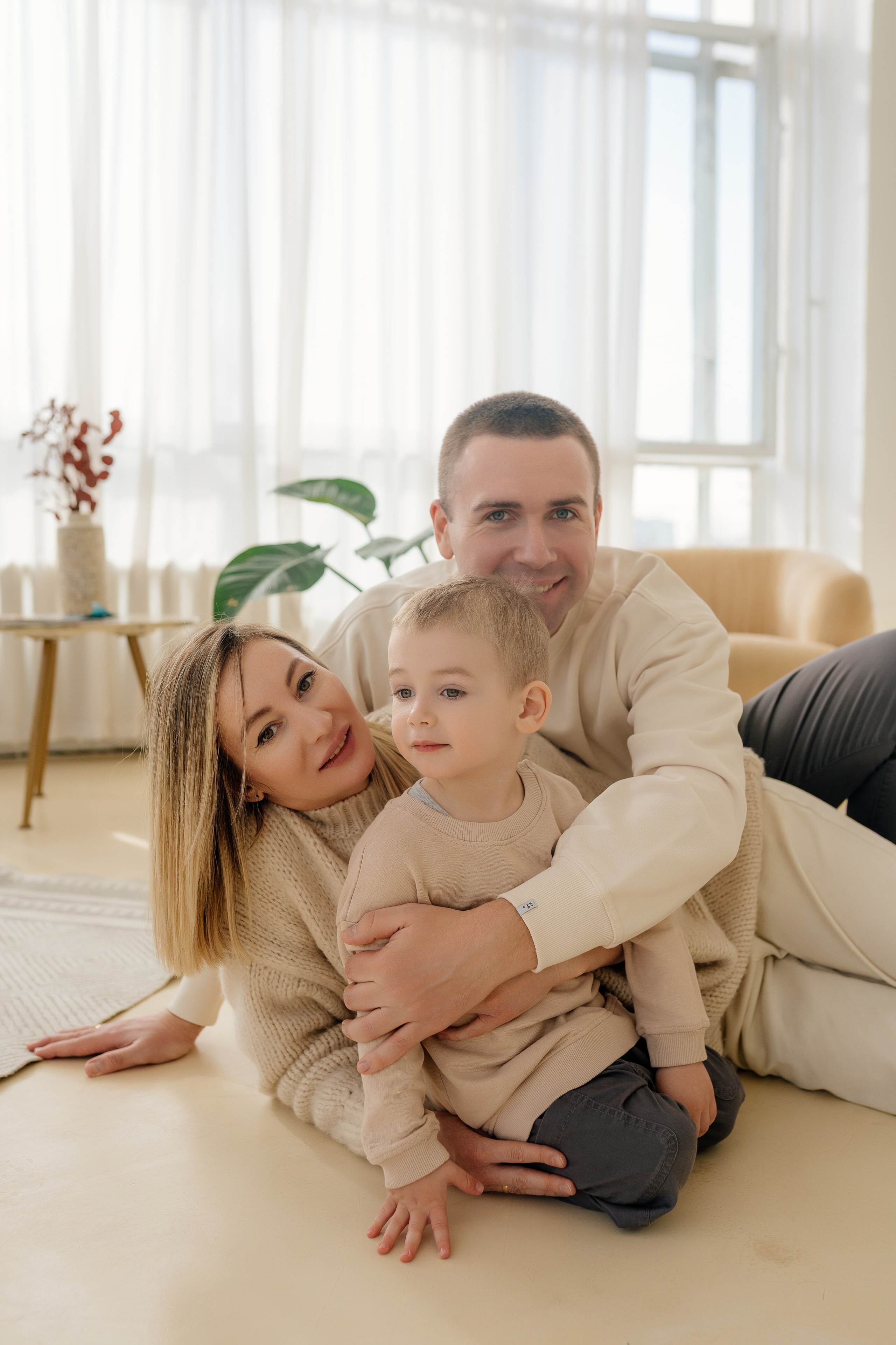 Ольга, Дмитрий и Ваня. Свадебный фотограф в Москве Анна Полушина