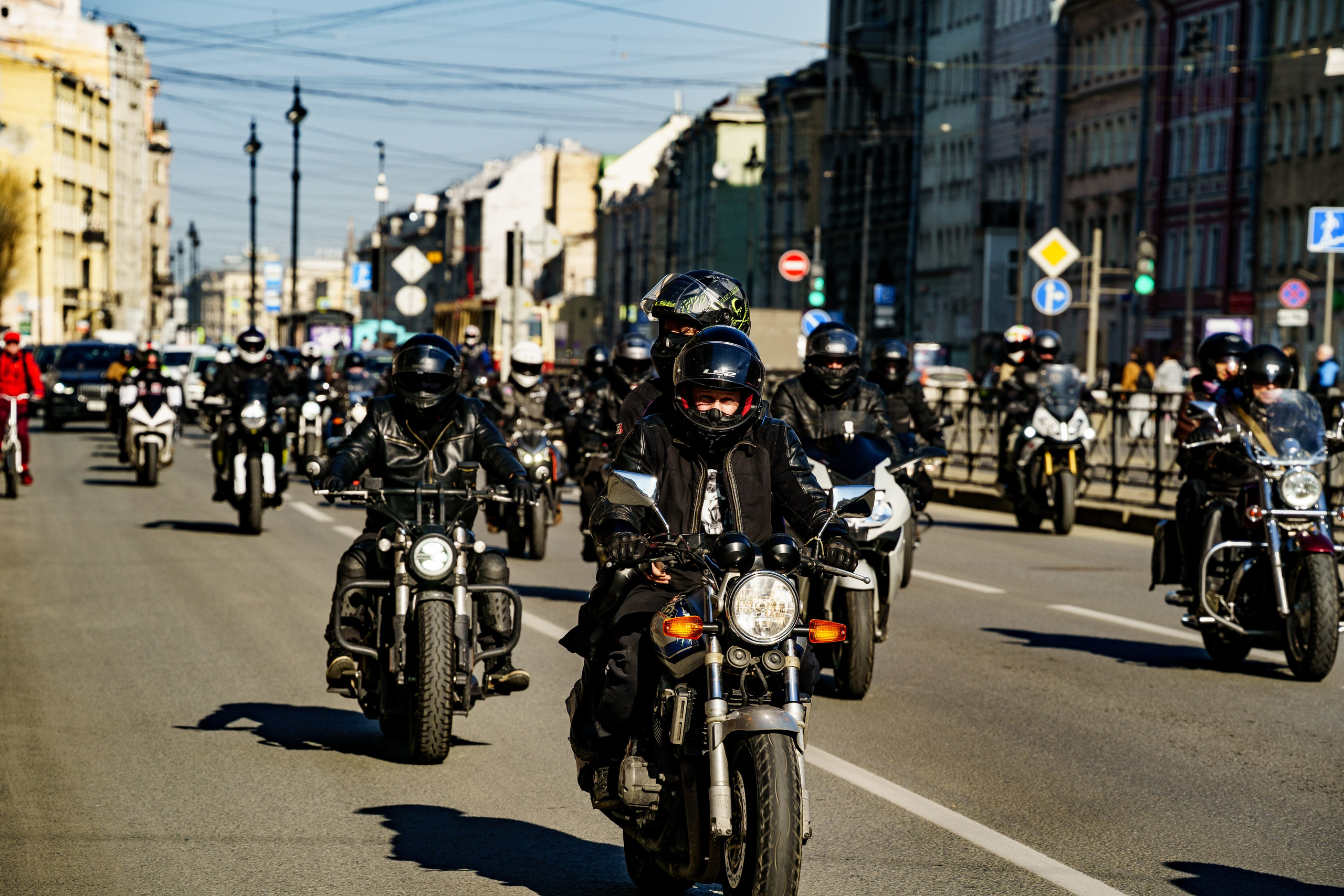 Прохват мотоклуба Norman Riders ч.1. Концертный и репортажный фотограф в Санкт-Петербурге Слава Пахомов