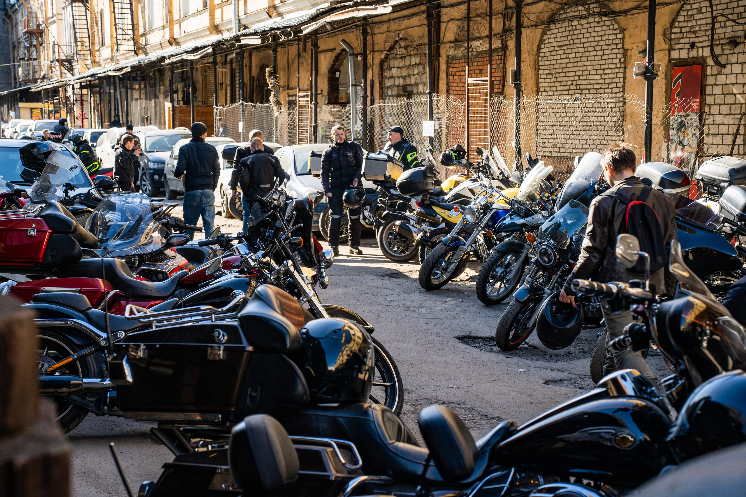 Весенний прохват мотоклуба Normans Riders MC ч.2. Концертный и репортажный фотограф в Санкт-Петербурге Слава Пахомов
