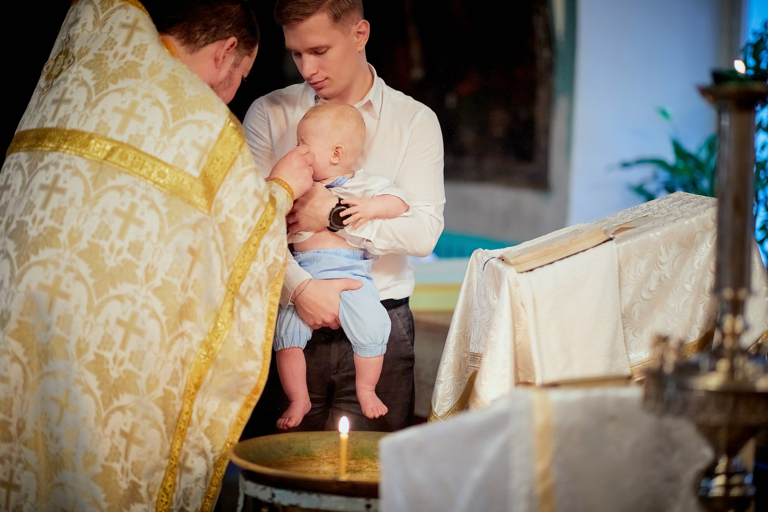 Крещение Егорушки. Семейный и детский фотограф в Ярославле Юлия Галашина
