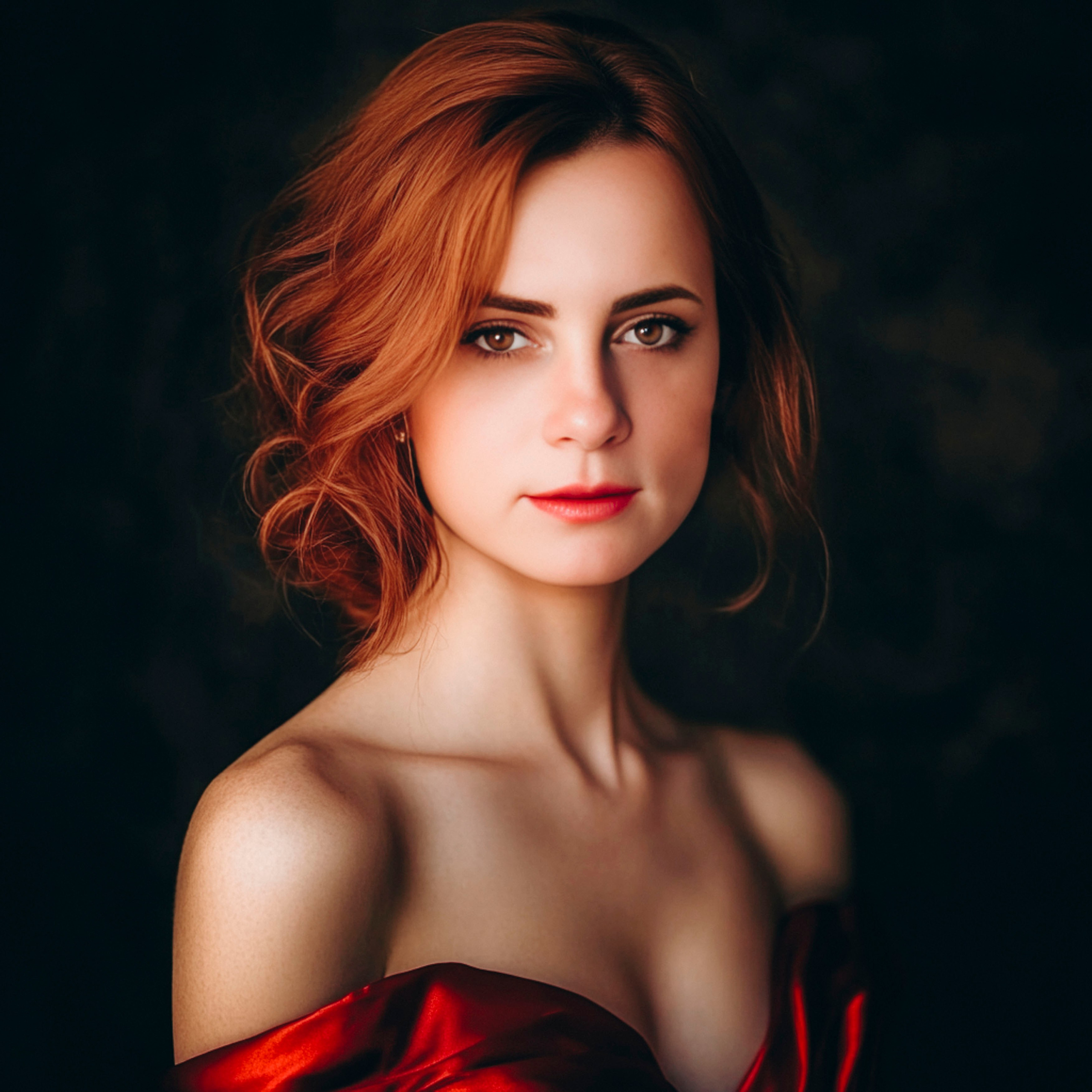 Нейрофотосессия для Ольги. Девушка с пантерой/леопардом/в воде/в красном платье. ФотоХудожник Харитонова Ирина г. Санкт-Петербург