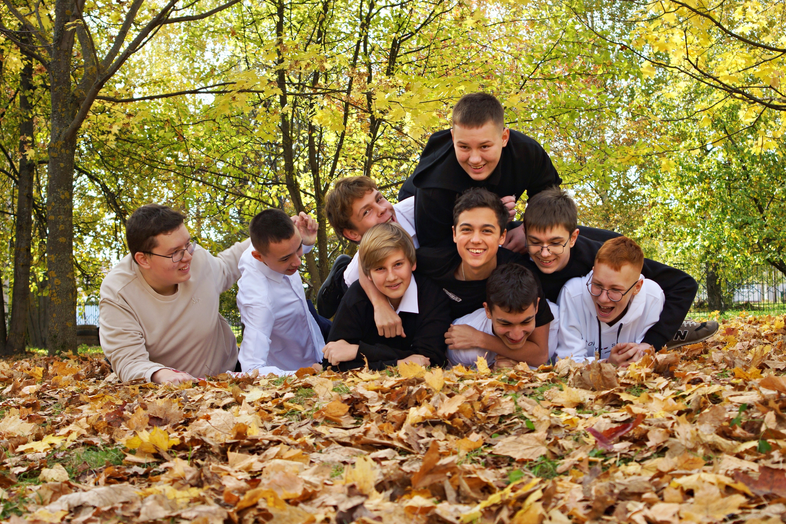 Осенняя фотосессия в школе г. Йошкар-Ола